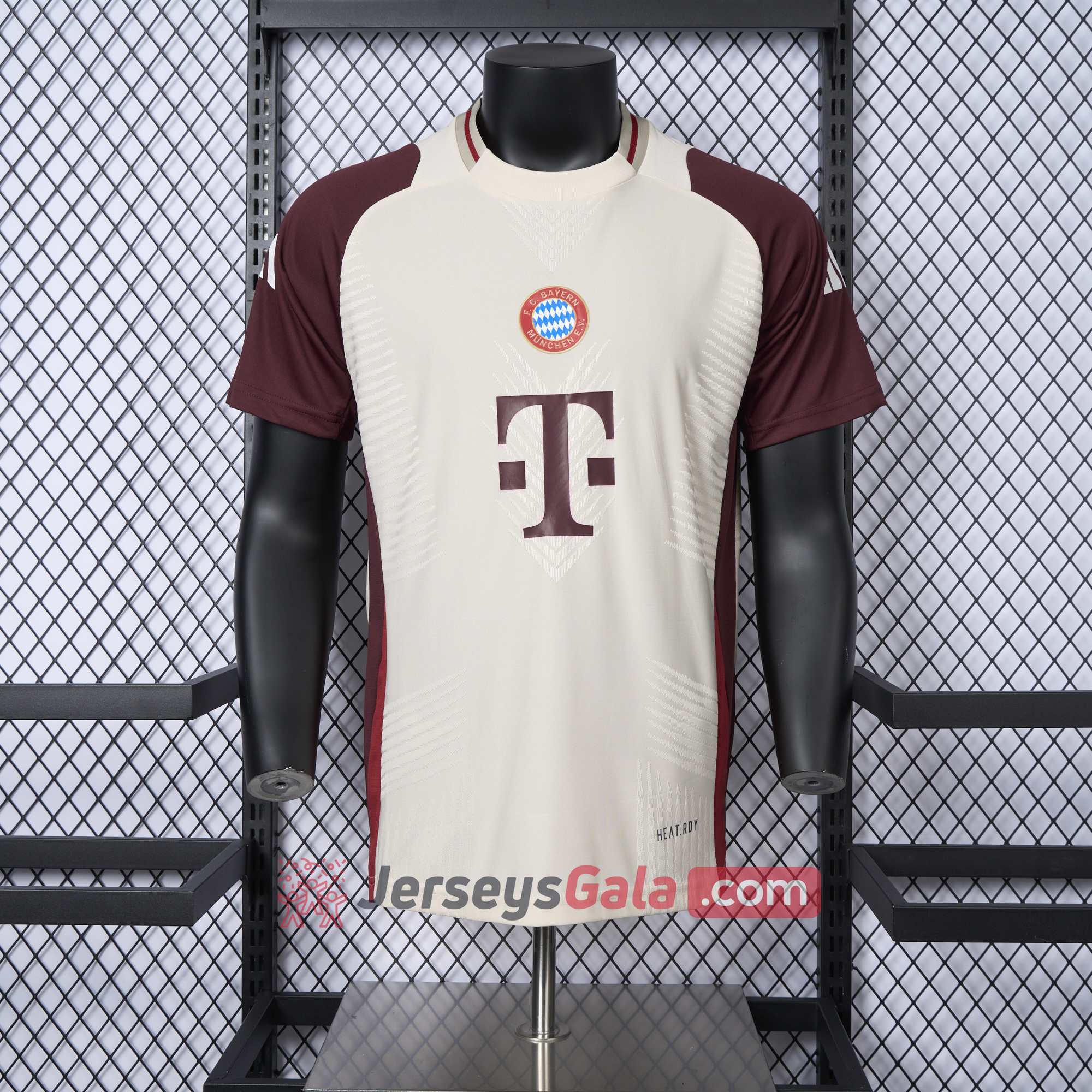 Bayern Munich 24-25 Apricot & Red Training Jersey - Player Version - UnitedFutballJersey