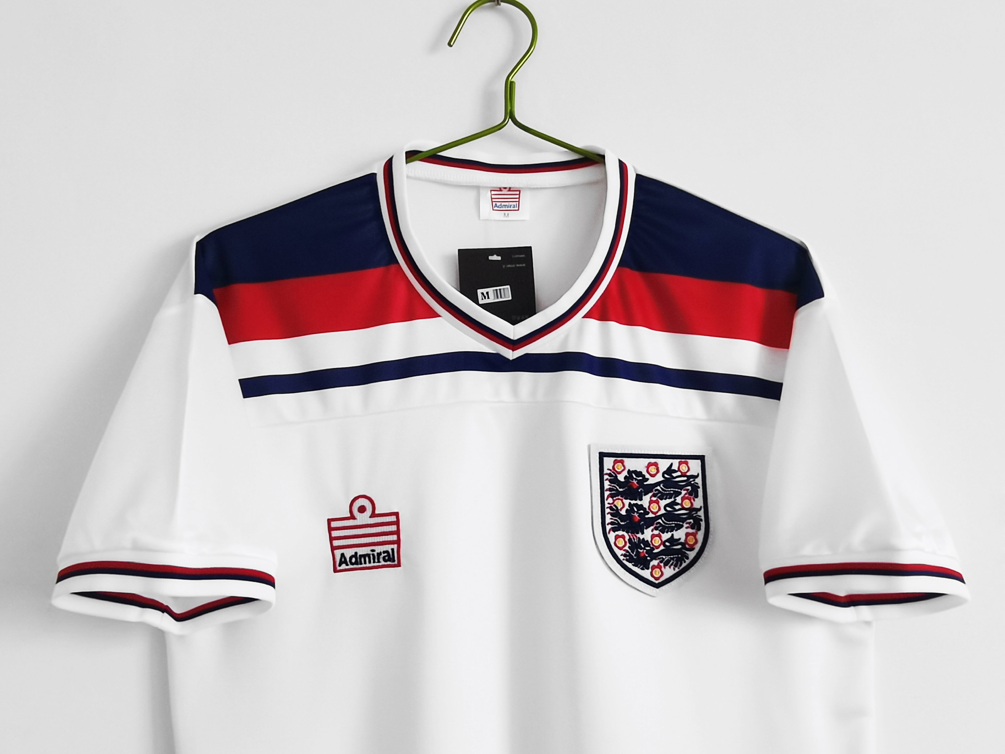 Retro England 1982 Home Stadium Jersey - UnitedFutballJersey
