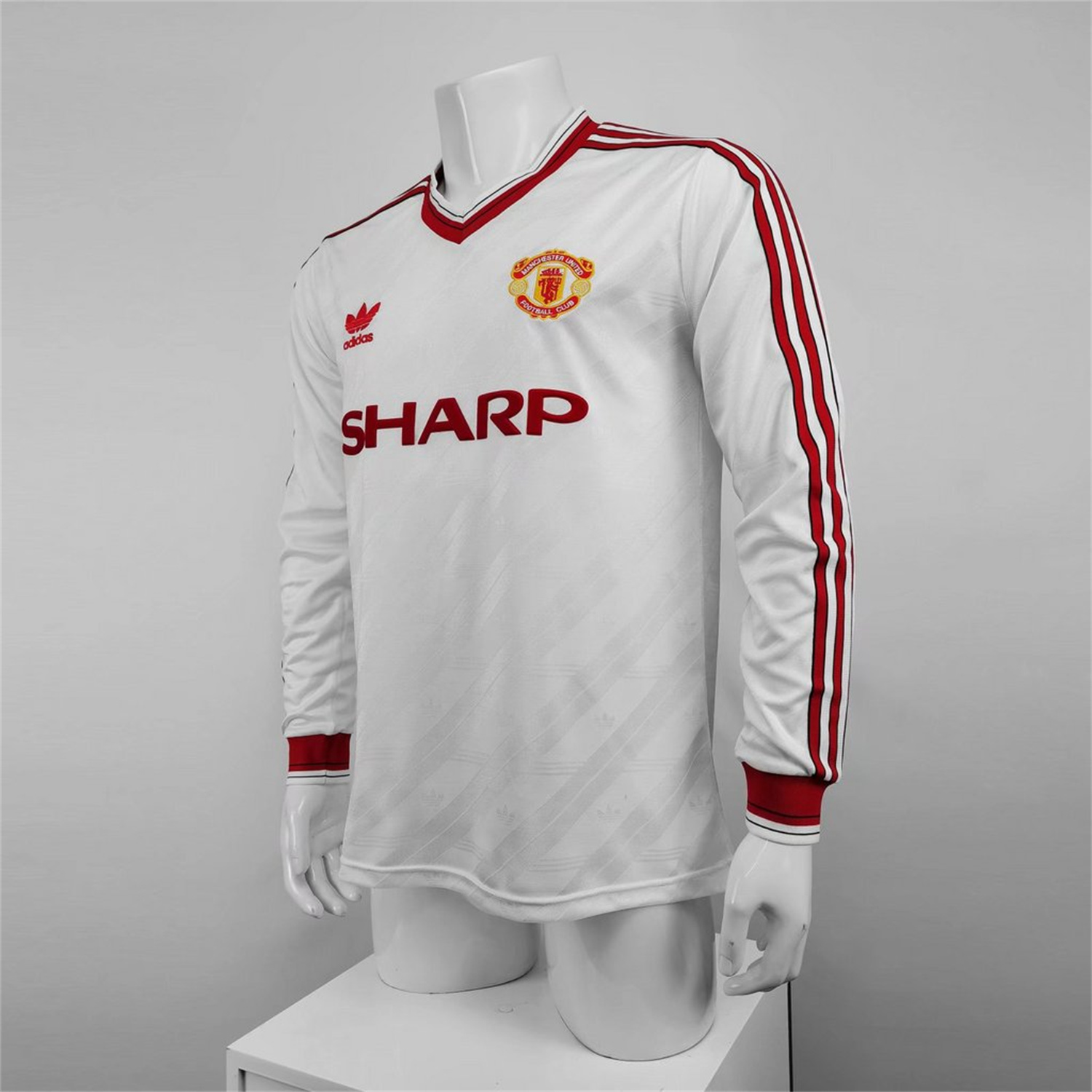 Manchester United Retro 86-88 Away Long Sleeve Jersey - UnitedFutballJersey