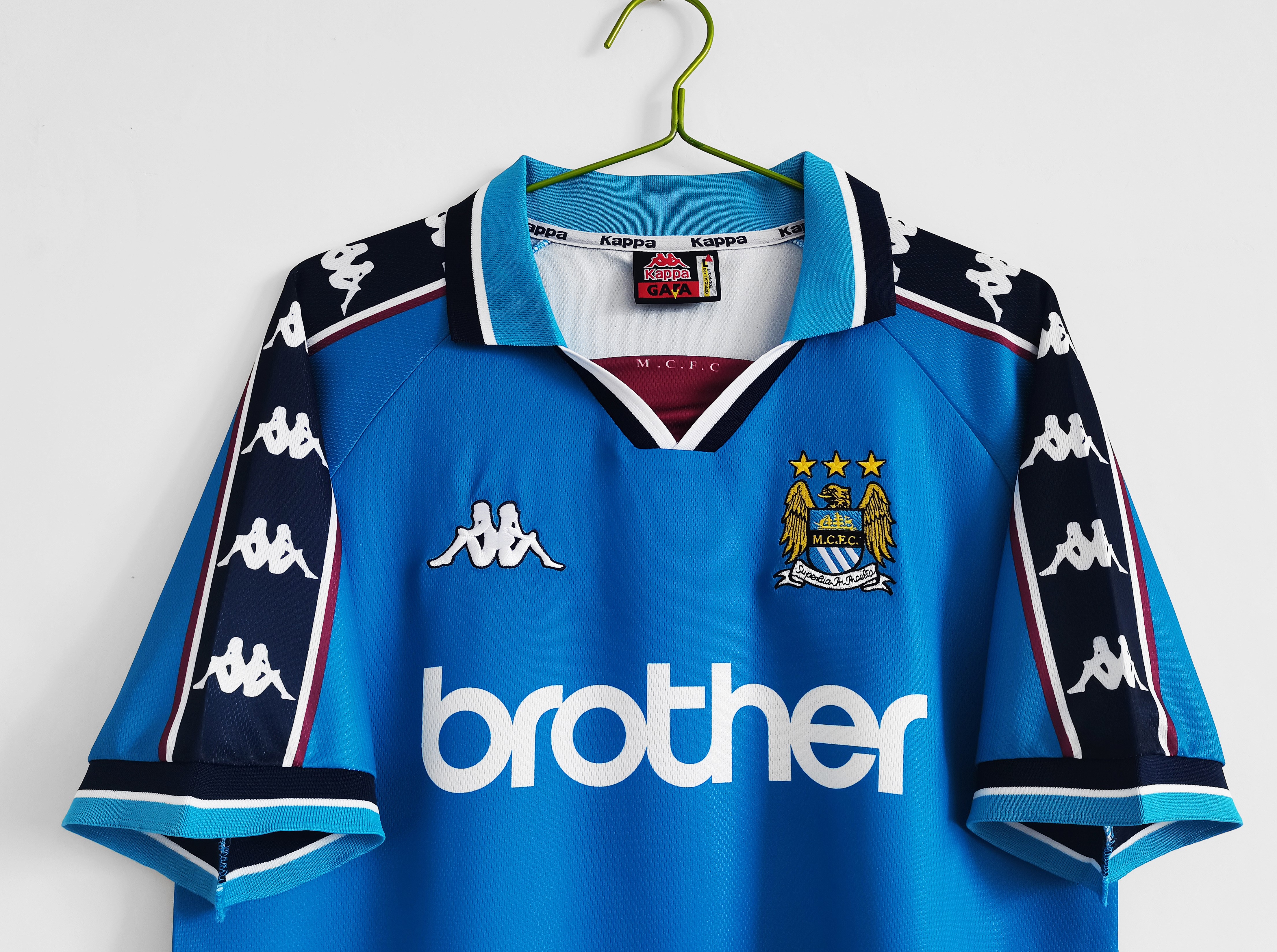 Retro Manchester City 1997-98 Home Stadium Jersey - UnitedFutballJersey