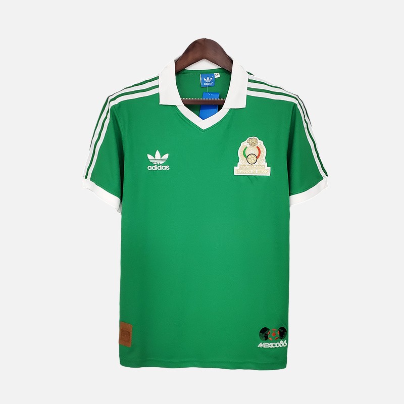 Retro Mexico 1986 Home Stadium Jersey - UnitedFutballJersey