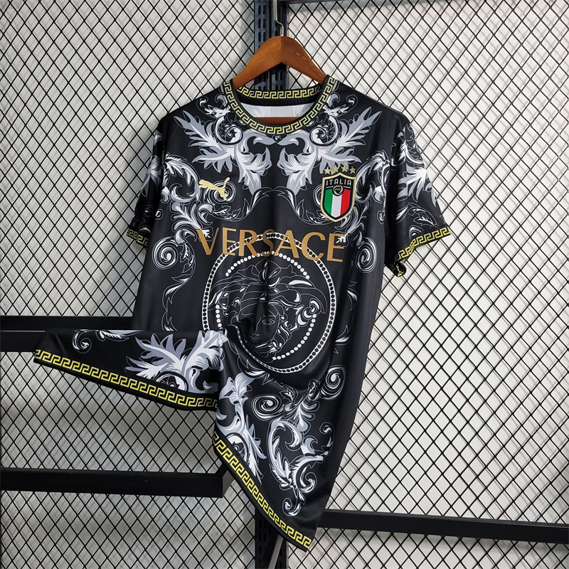 23/24 Italy X Versace Special Edition Jersey - Fans Version - UnitedFutballJersey