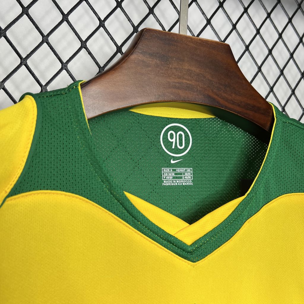 Retro Brazil 2004 Home Jersey - UnitedFutballJersey
