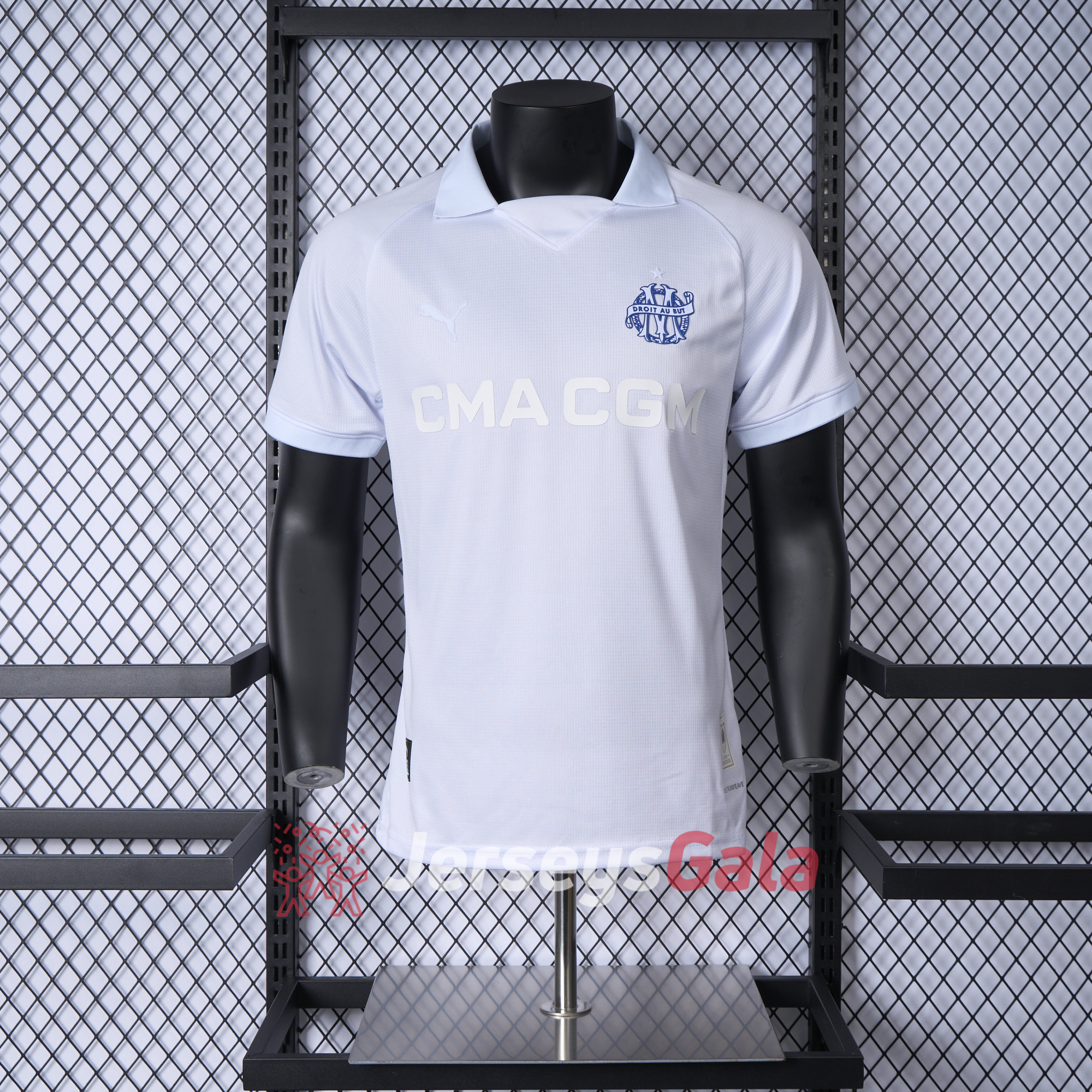 Marseille 24-25 125th Anniversary White Jersey - Player Version - UnitedFutballJersey