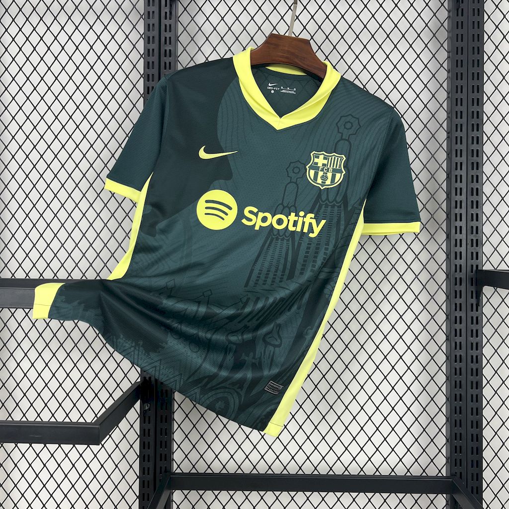 B.A.R.S.A 24-25 Dark Green Training Jersey - Fans Version - UnitedFutballJersey