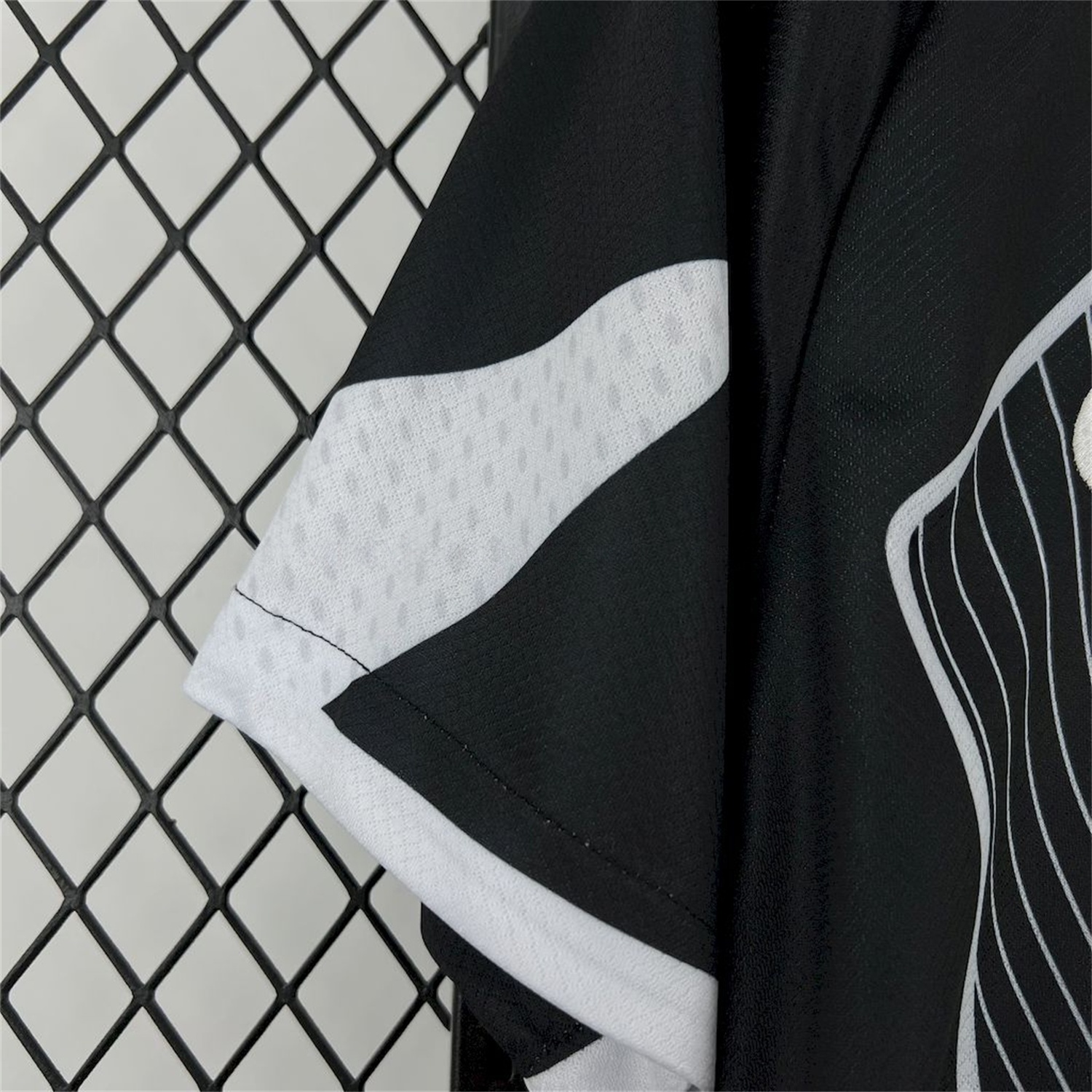 Barcelona 25-26 T90 White Lines Black Jersey - Fans Version - UnitedFutballJersey