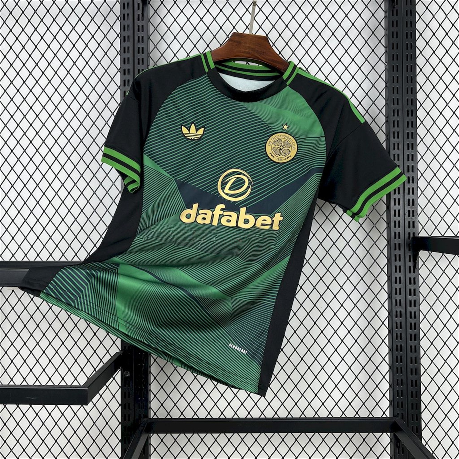 Celtic 25-26 Green Lines Special Edition Jersey - Fans Version - UnitedFutballJersey