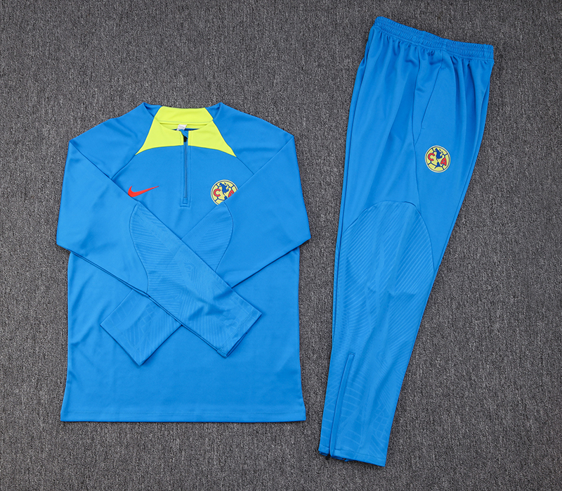 Club America 23-24 Long Sleeve Training Set -Blue - UnitedFutballJersey