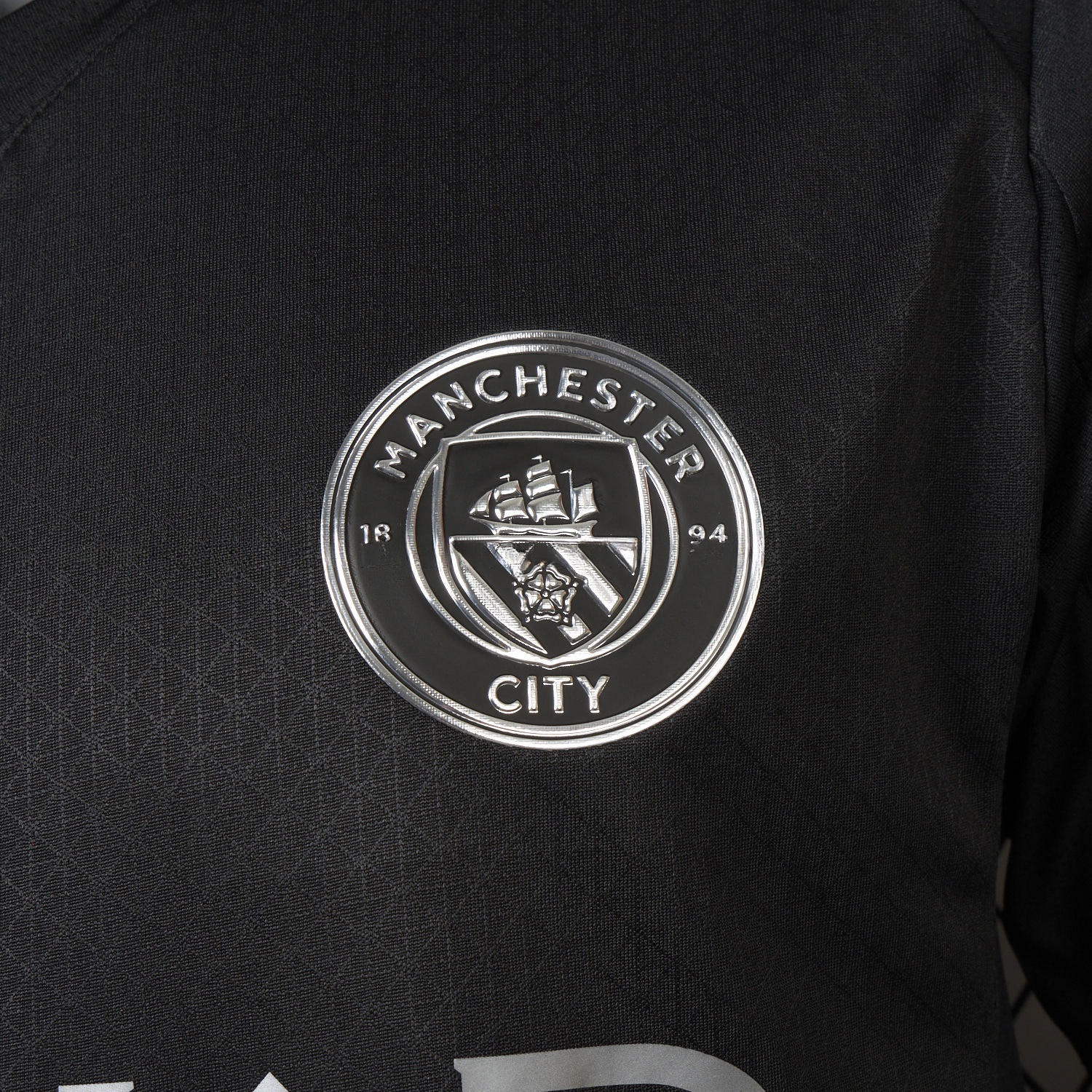 Manchester City 25-26 Away Black Jersey - Player Version - UnitedFutballJersey