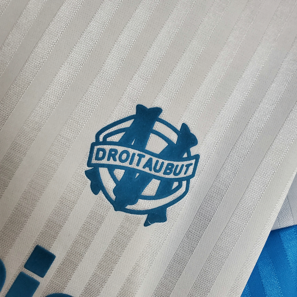 Retro Marseille 1990-91 Home Stadium Jersey - UnitedFutballJersey