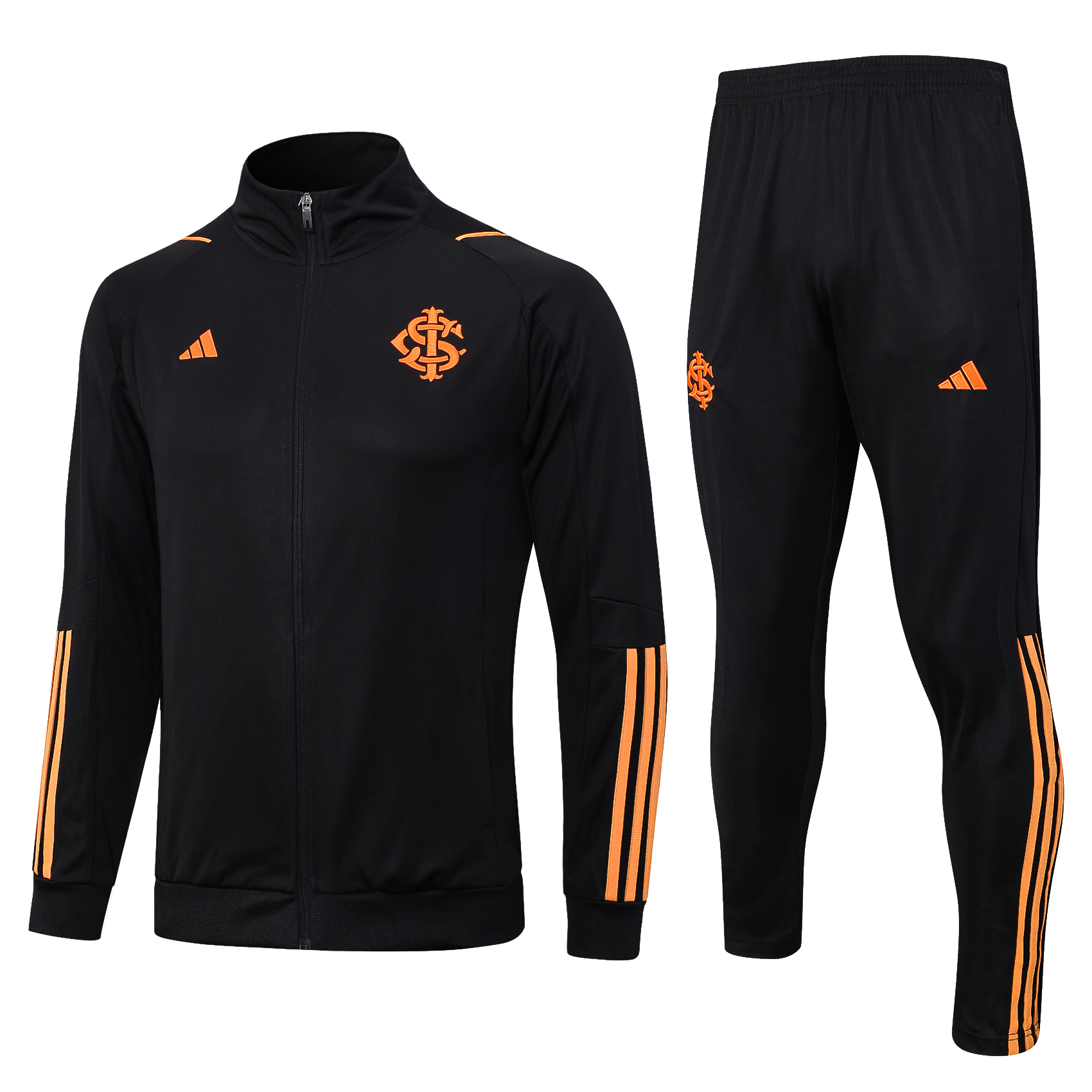 Brazil International 23-24 Jacket Training Tracksuit - Black - UnitedFutballJersey
