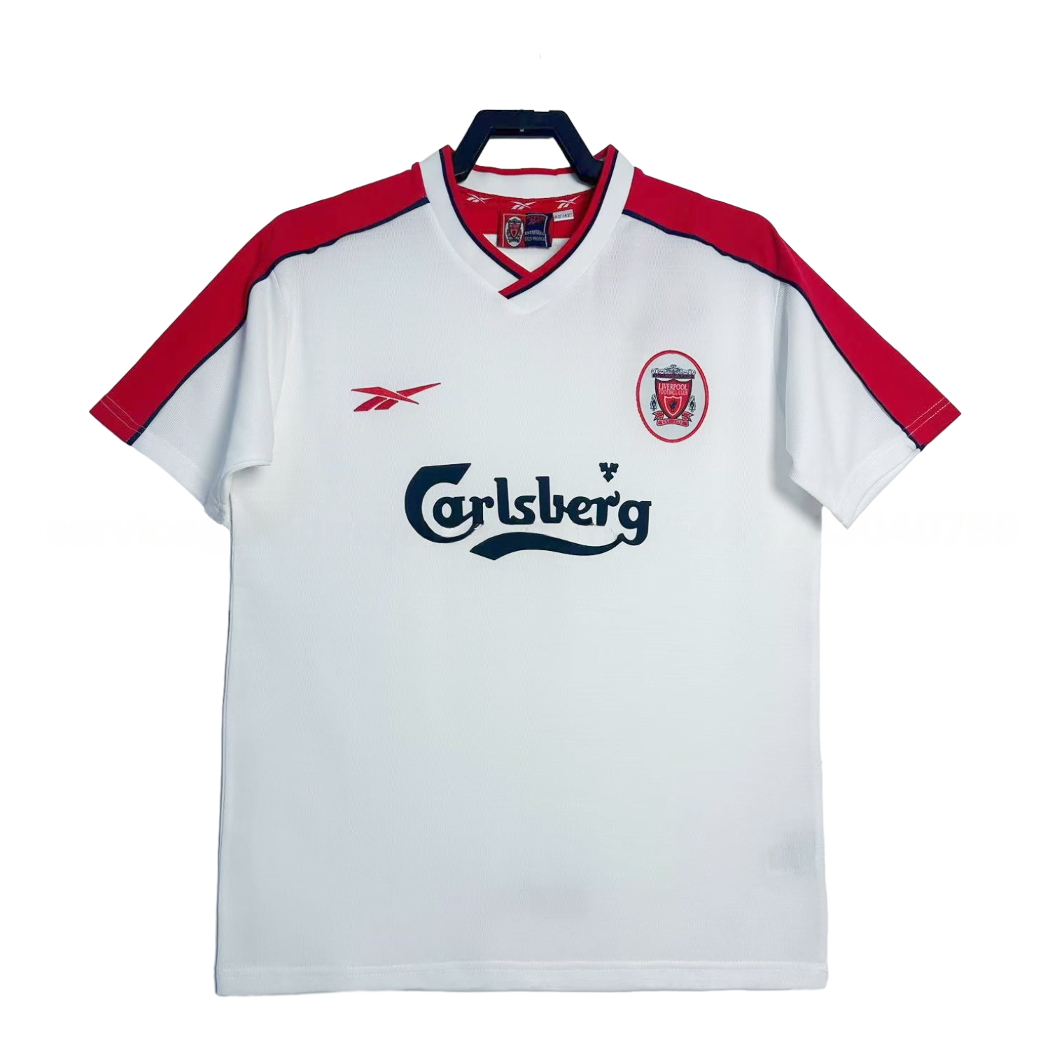 Retro Liver.pool 1998-99 Away White Jersey - UnitedFutballJersey