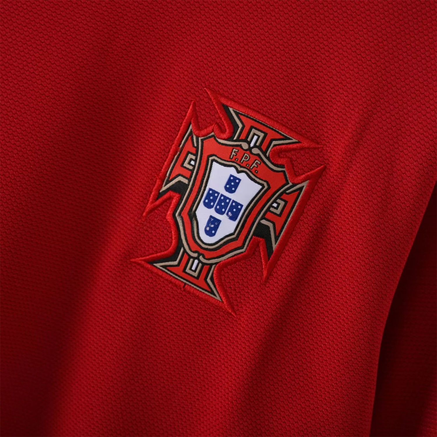 Retro Portugal 2012 Home Long Sleeves Jersey - UnitedFutballJersey