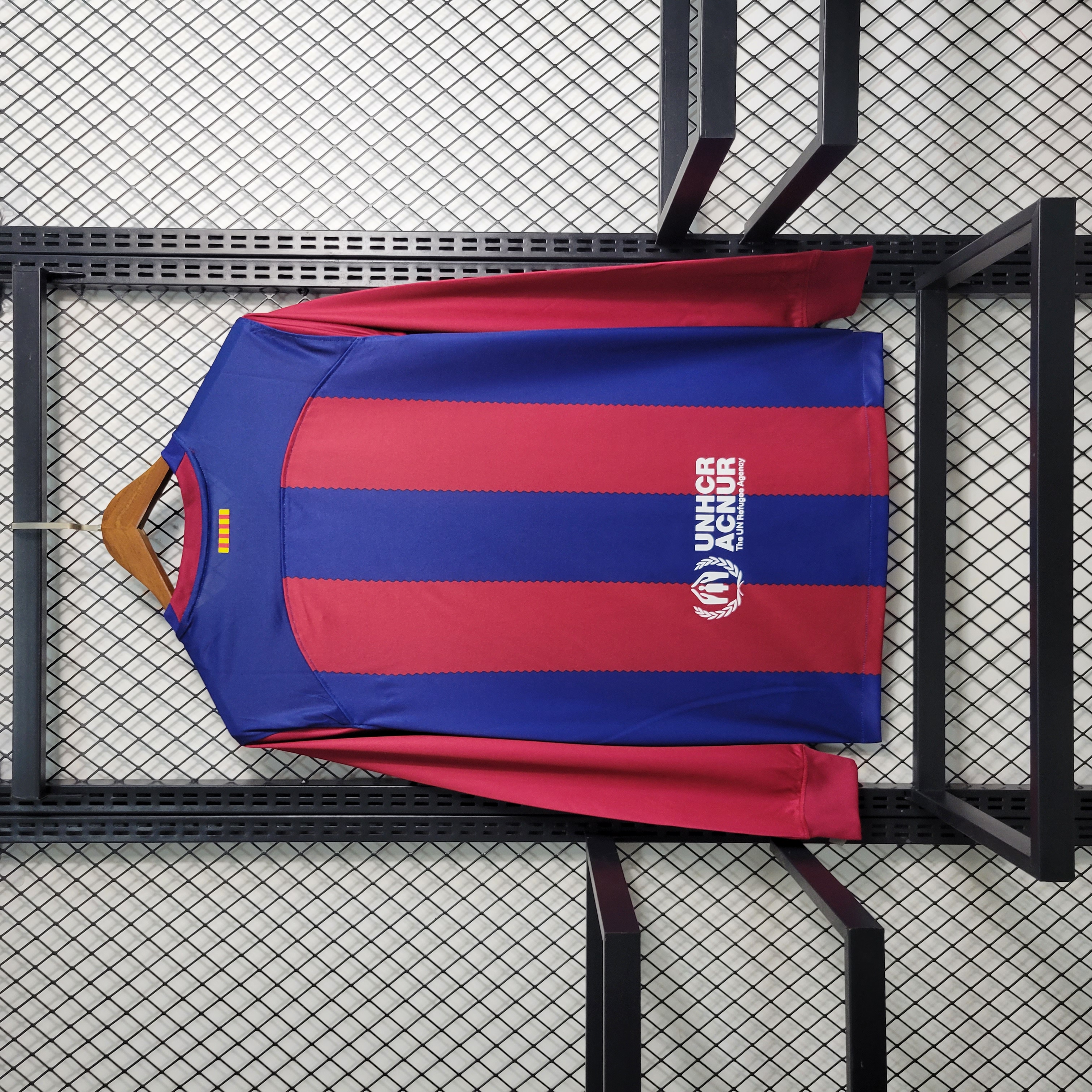 B.A.R.S.A 23-24 Home Long Sleeve Jersey - Fans Version - UnitedFutballJersey