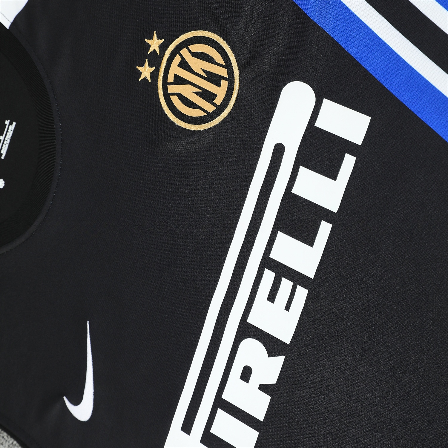 Inter Milan 25-26 Vest Training Set - Black Vest & Black Shorts - UnitedFutballJersey
