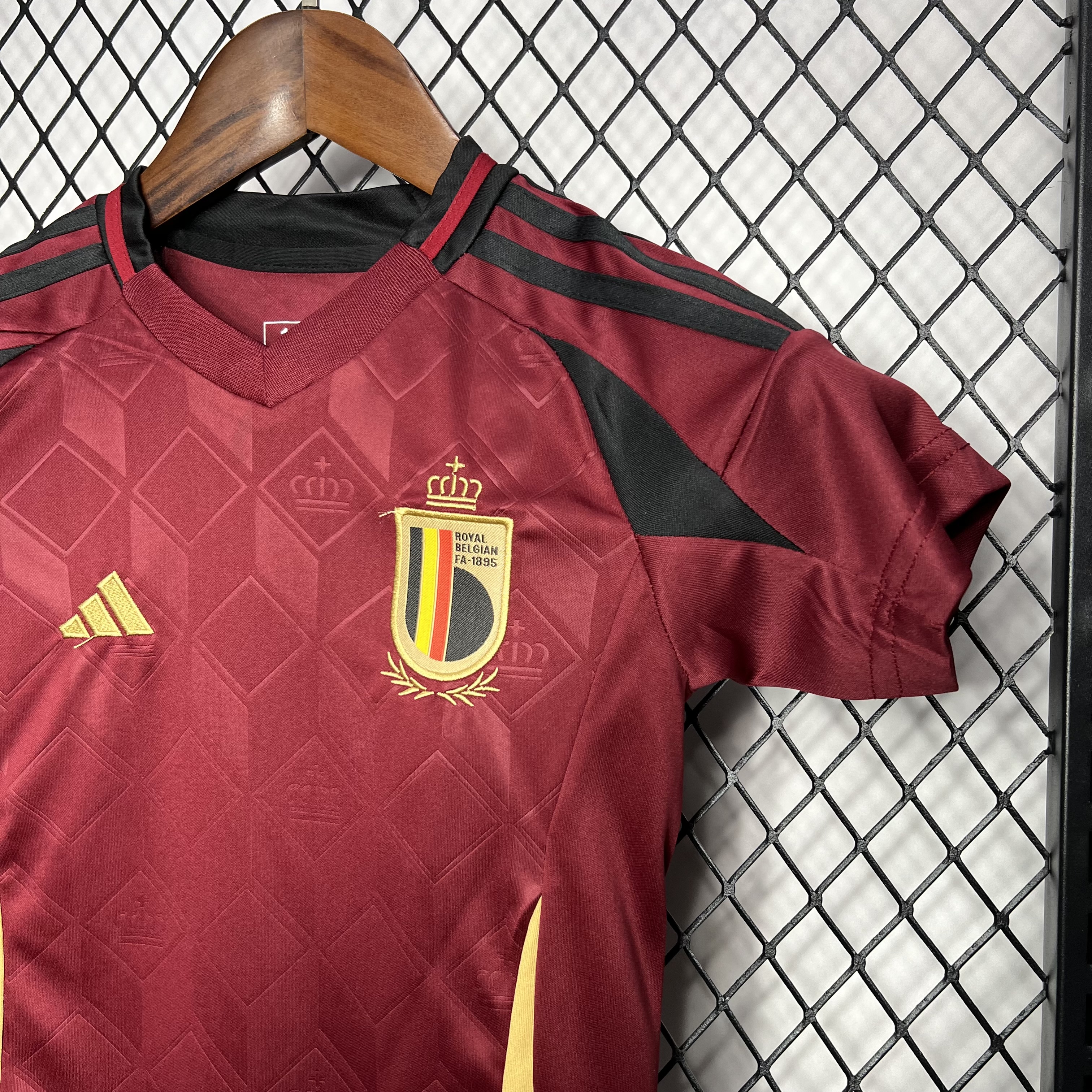 Belgium 2024 Home Stadium Kids Kit - UnitedFutballJersey