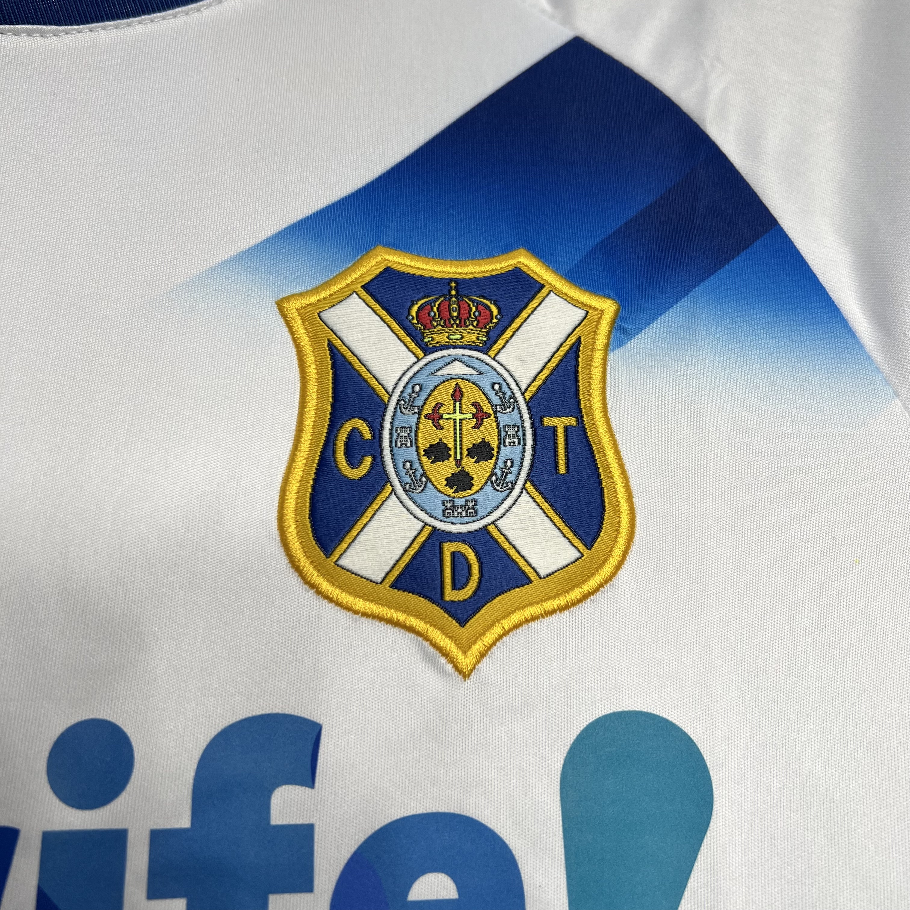 Tenerife 24-25 Home Stadium Jersey - Fans Version - UnitedFutballJersey