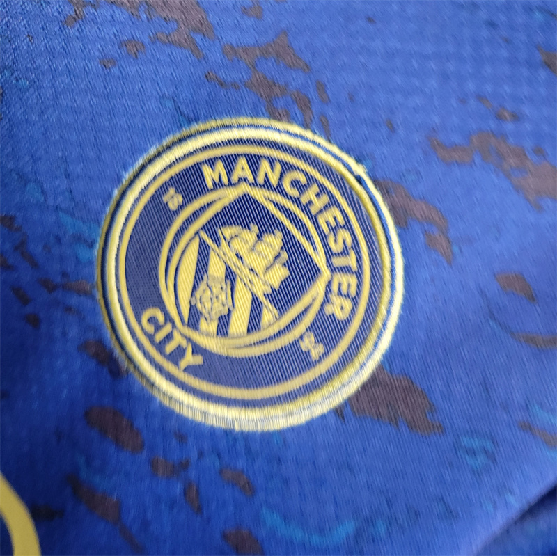Manchester City 23-24 Blue Kids Kit - UnitedFutballJersey