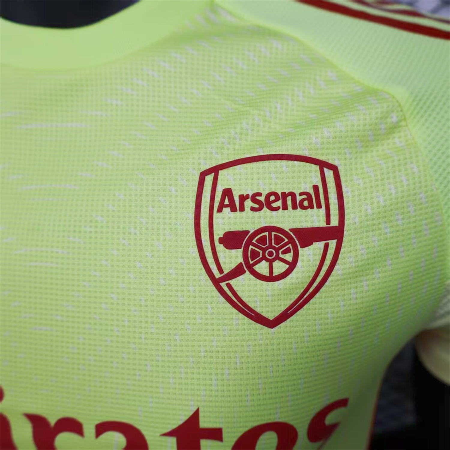 Arsenal 25-26 Light Yellow Goalkeeper Jersey - Player Version - UnitedFutballJersey