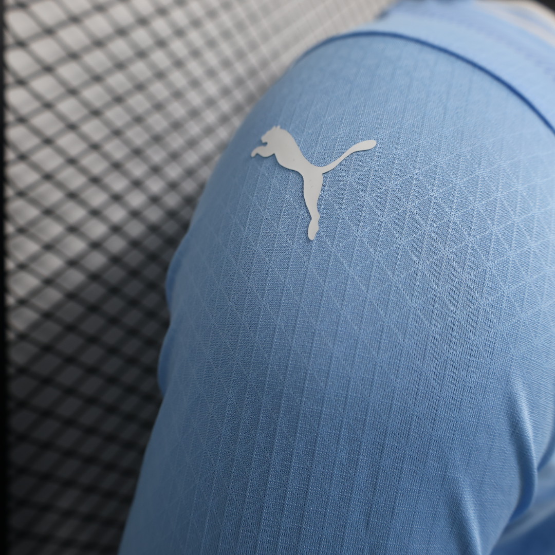 23/24 Manchester City Home Long Sleeve Jersey - Player Version - UnitedFutballJersey