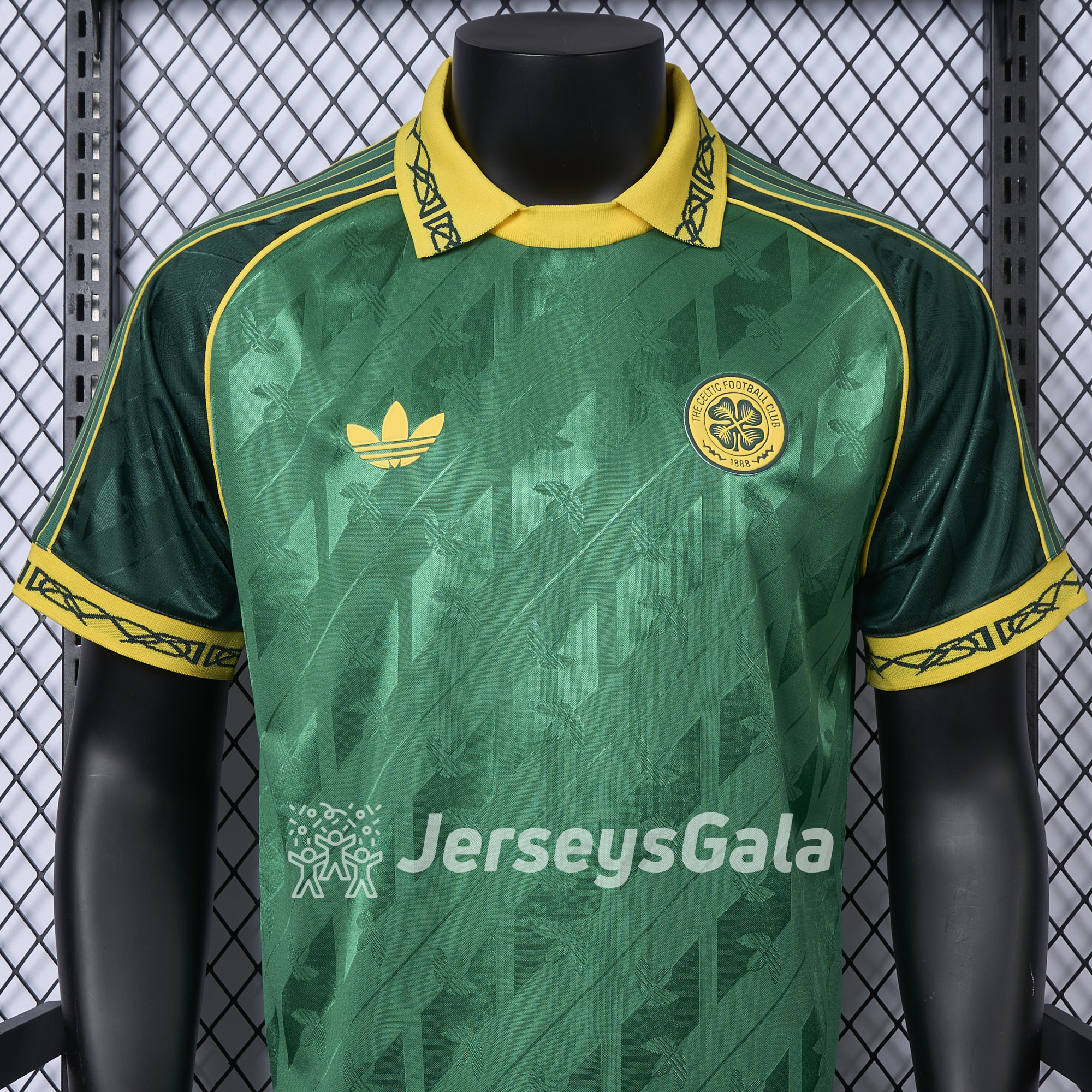Celtic 24-25 Originals LFSTLR Green Jersey - Player Version - UnitedFutballJersey