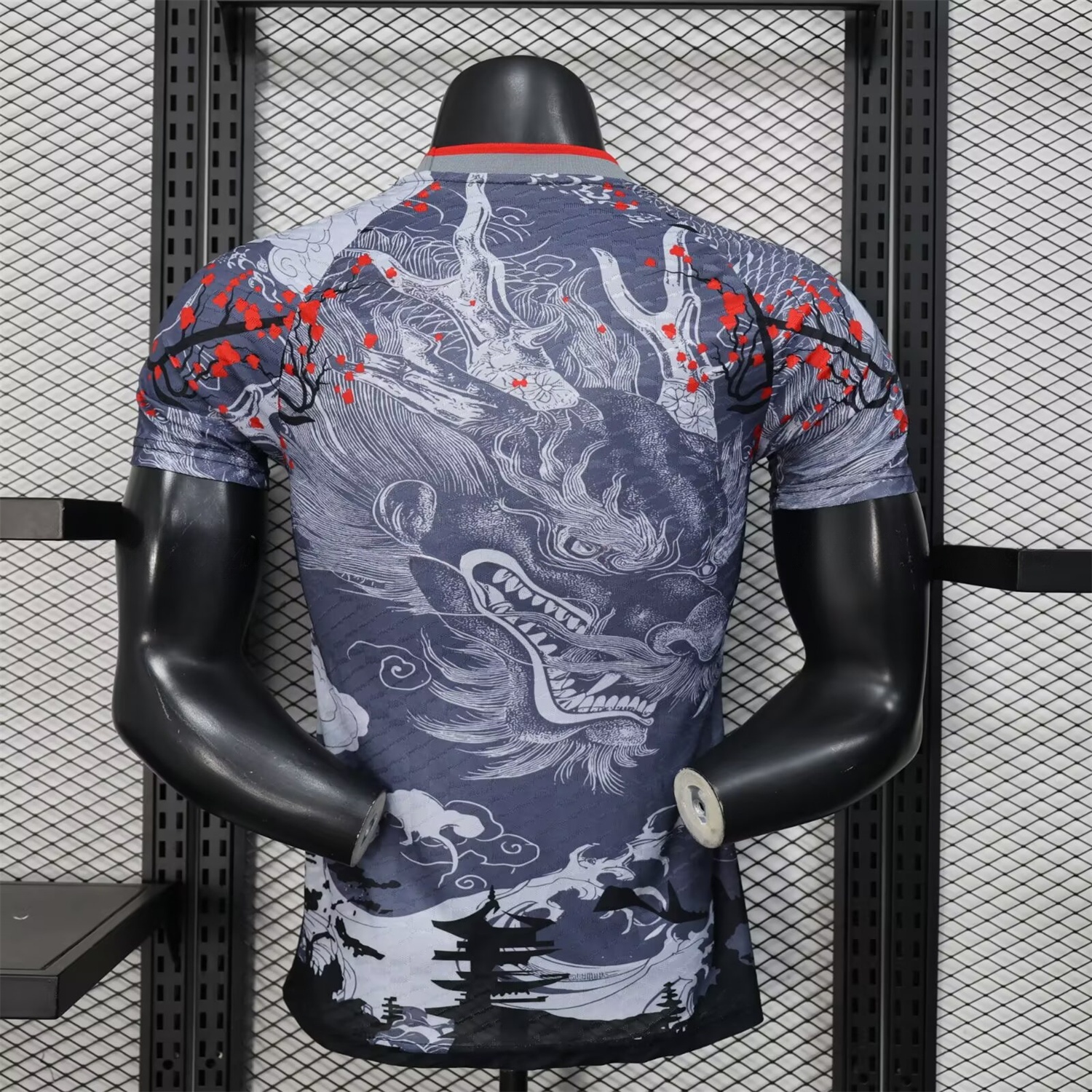 Japan 25-26 Black And Grey Dragon Special Edition Jersey - Player Version - UnitedFutballJersey