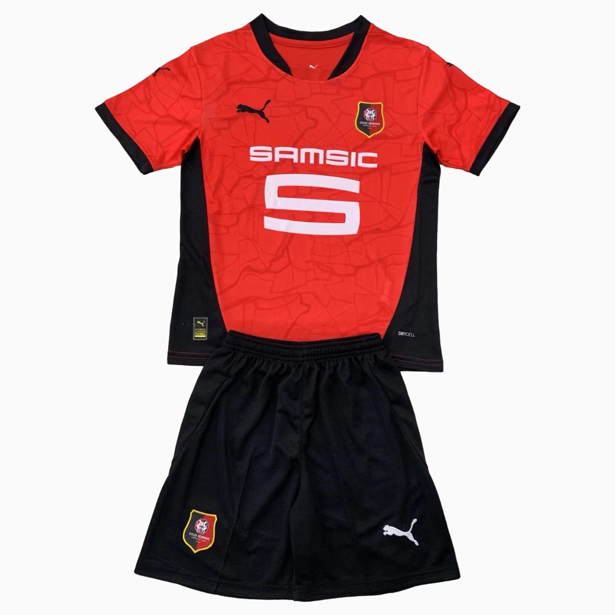 Stade Rennais 24-25 Home Men's Adult Jersey Set - Fans Version - UnitedFutballJersey