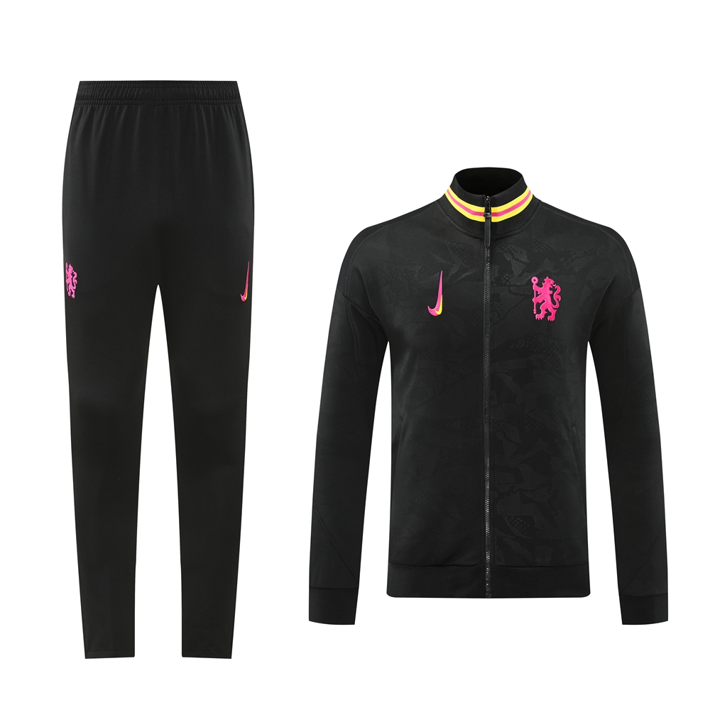 C.H.E.L.S.E.A 24-25 Jacket Training Tracksuit - Black - UnitedFutballJersey