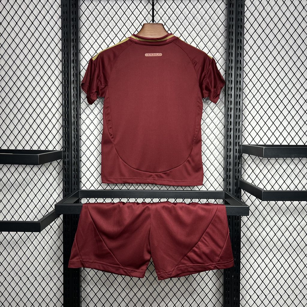 AS Roma 24-25 Home Stadium Kids Kit - UnitedFutballJersey