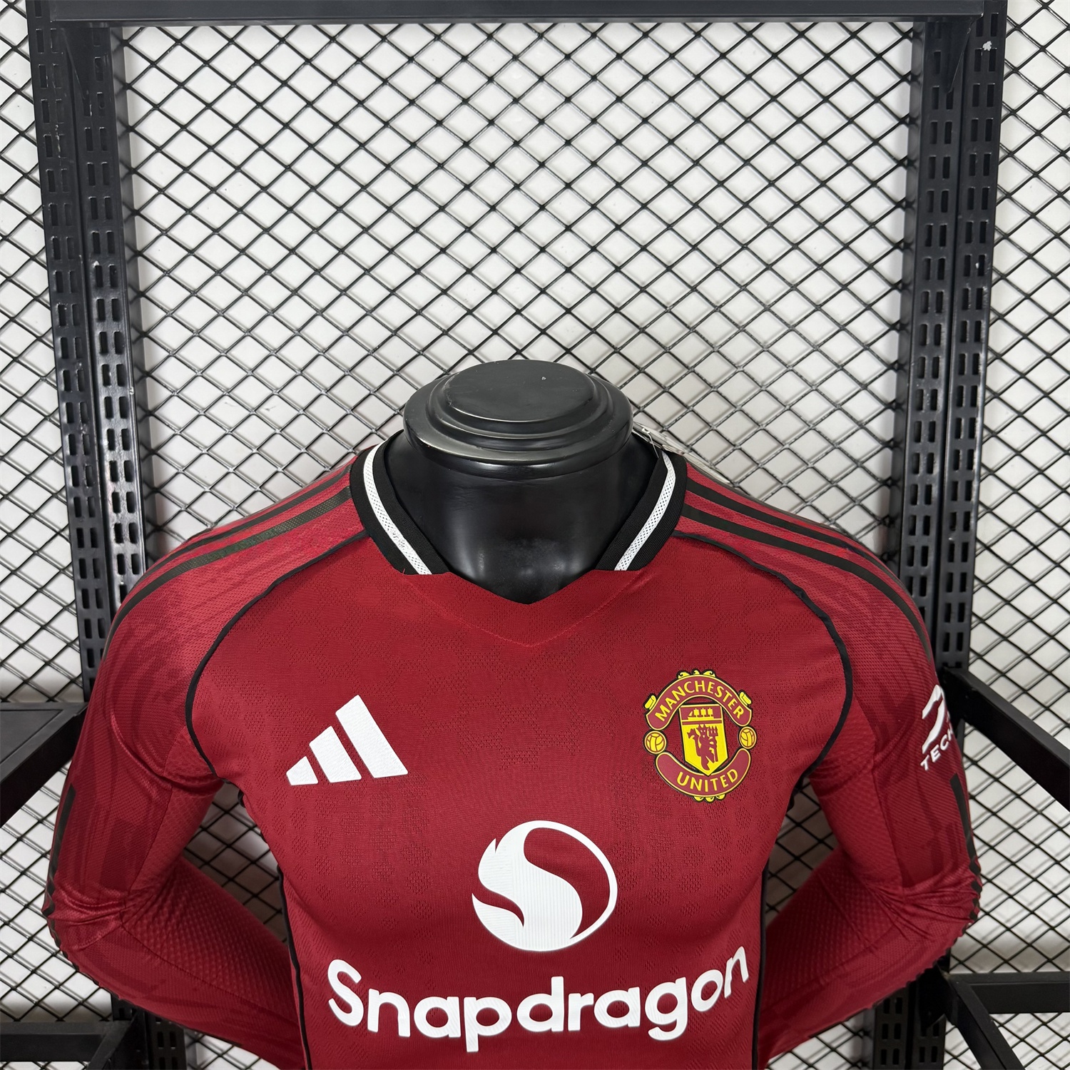 Manchester United 25-26 Home Long Sleeves Jersey - Player Version - UnitedFutballJersey