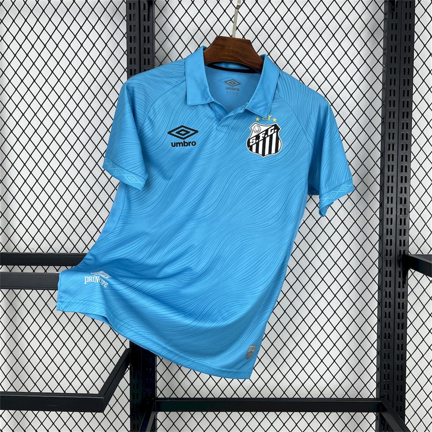 Santos 25-26 Third Blue Unsponsored Jersey - Fans Version - UnitedFutballJersey