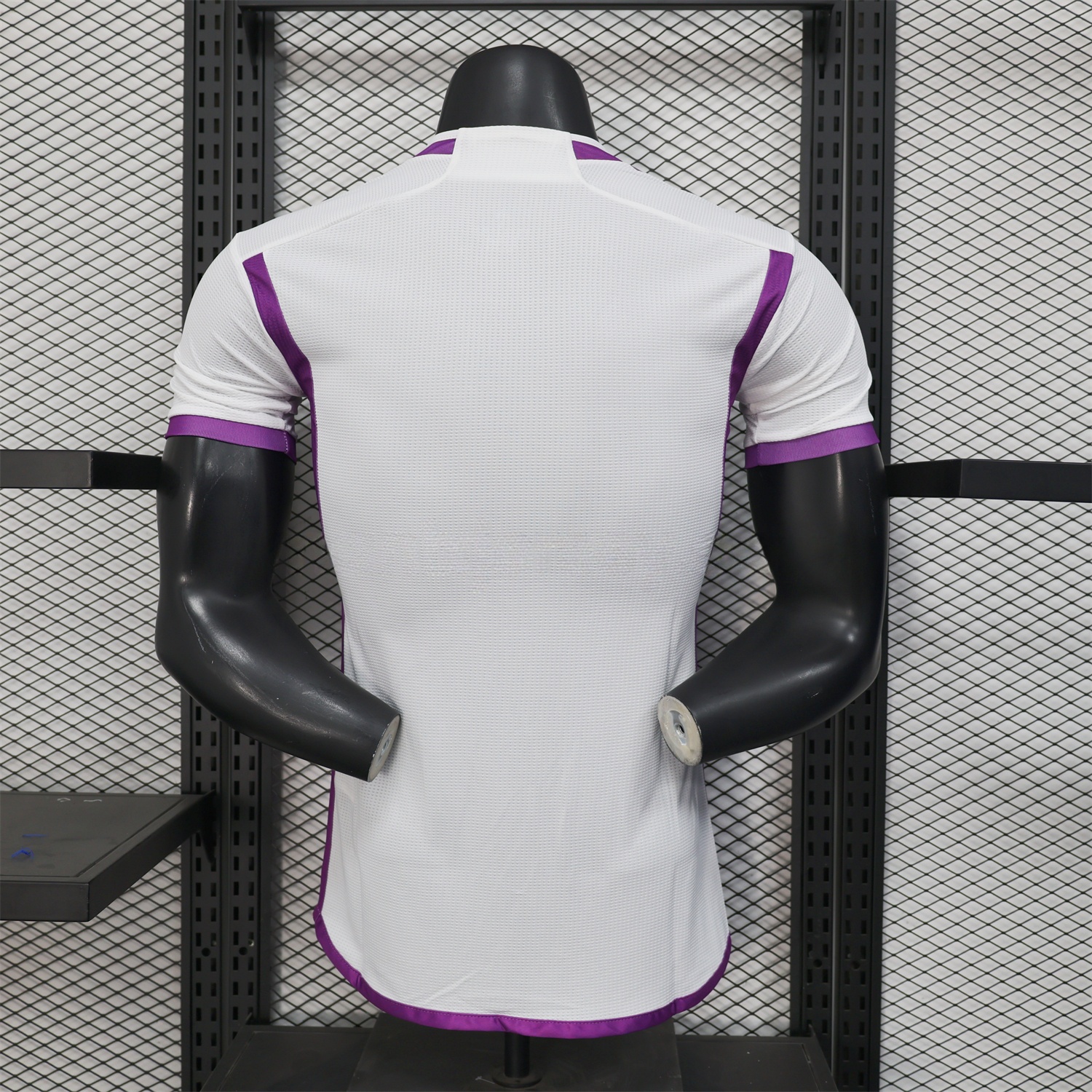 Algeria 25-26 White Purple Gradient with Hexagonal Pattern Jersey - Player Version - UnitedFutballJersey