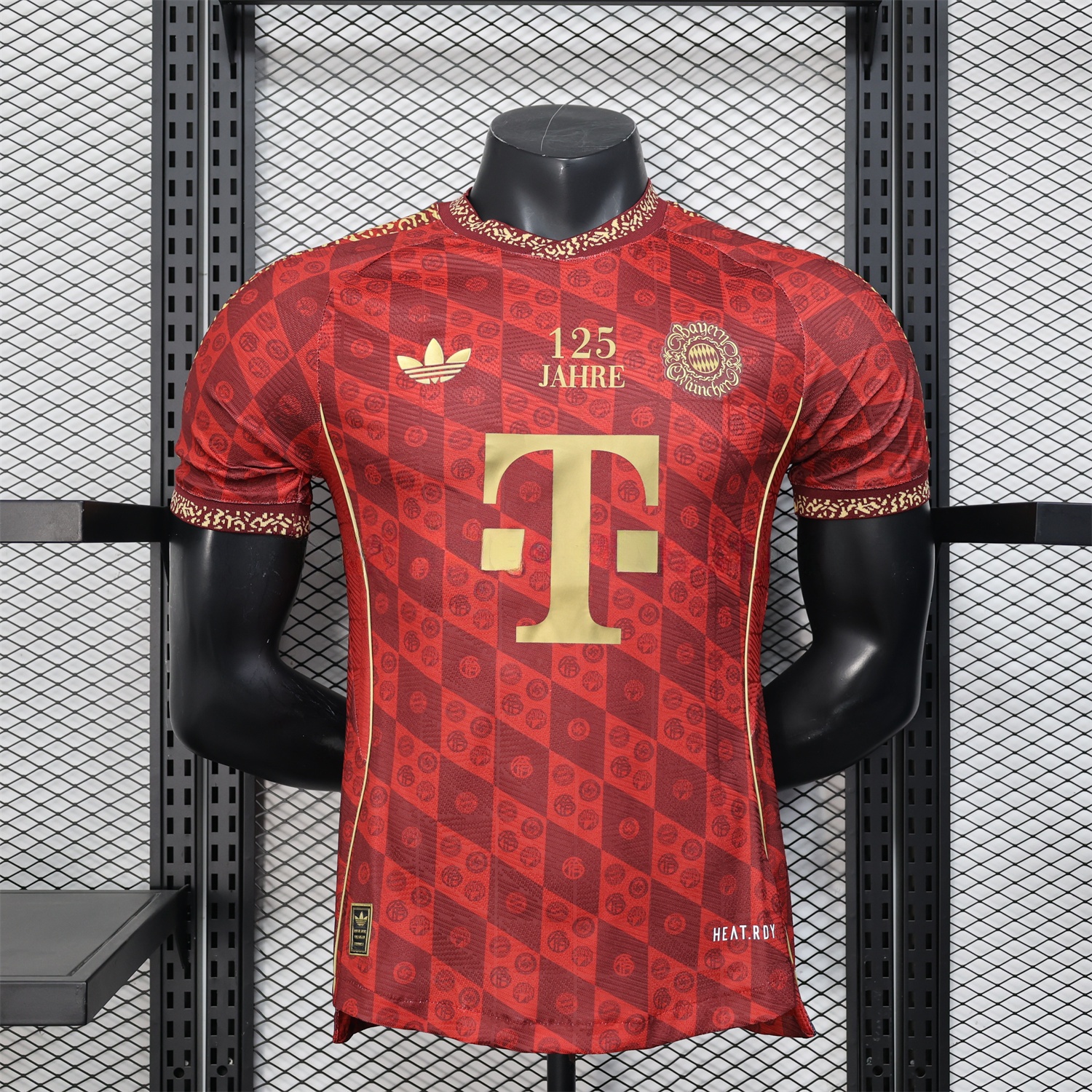 Bayern Munich 2025 125th Anniversary Diamond Pattern Special Jersey - Player Version - UnitedFutballJersey