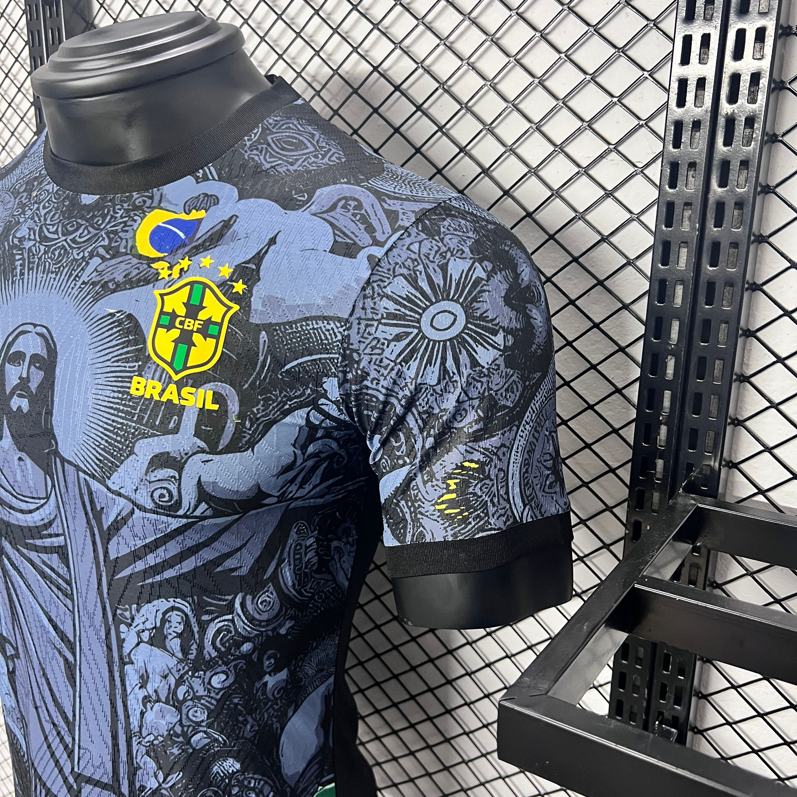 Brazil 2024 Christ the Redeemer Statue Special Edition Jersey - Player Version - UnitedFutballJersey