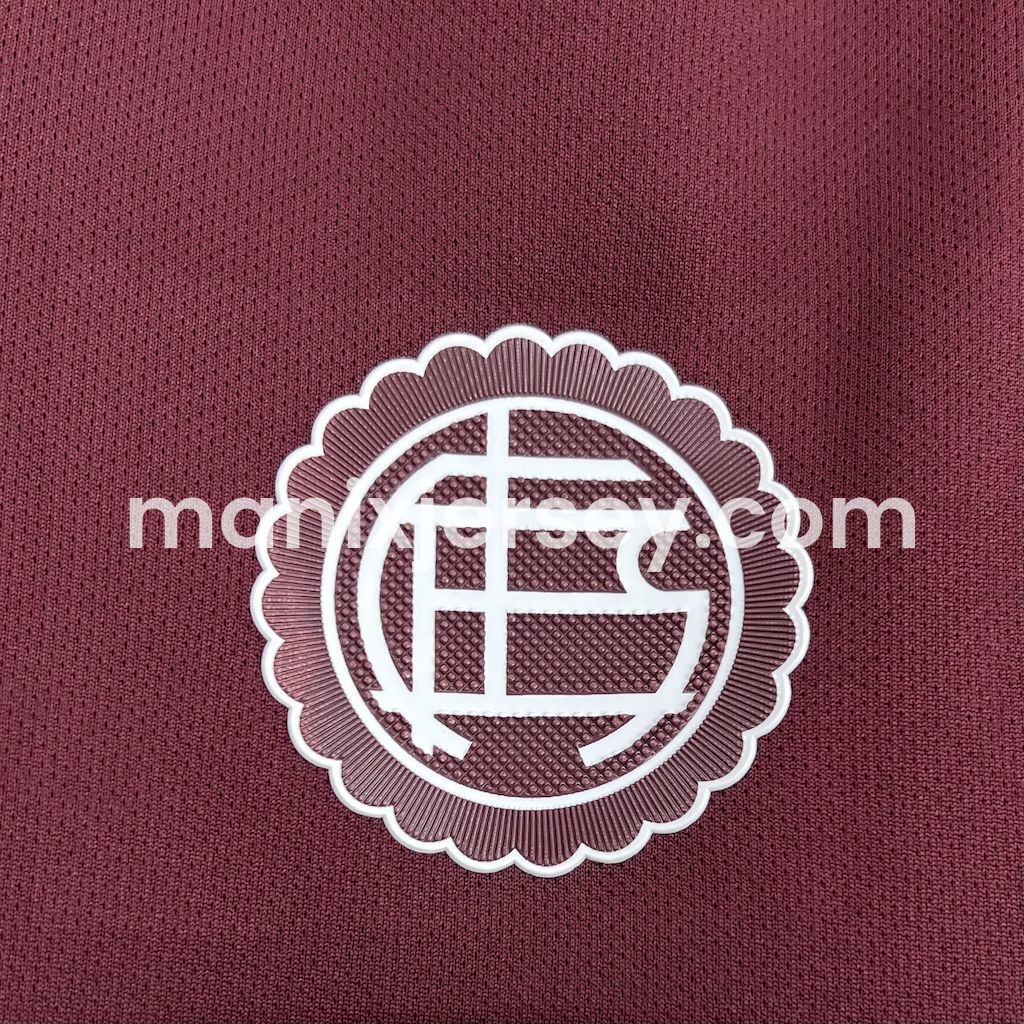 CA Lanús 25-26 Home Unsponsored Jersey - Fans Version - UnitedFutballJersey