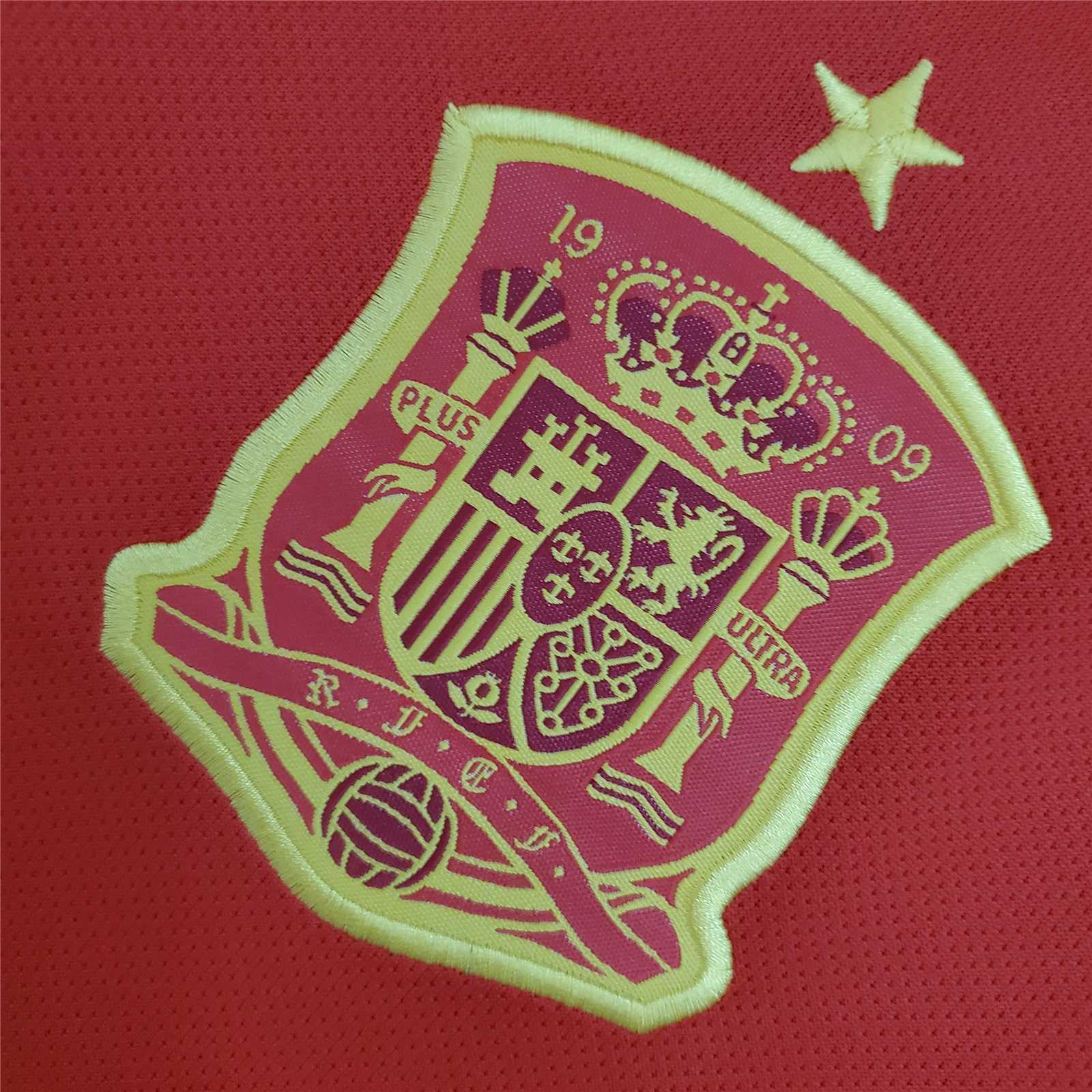 Retro Spain 2018 Home Stadium Jersey - UnitedFutballJersey