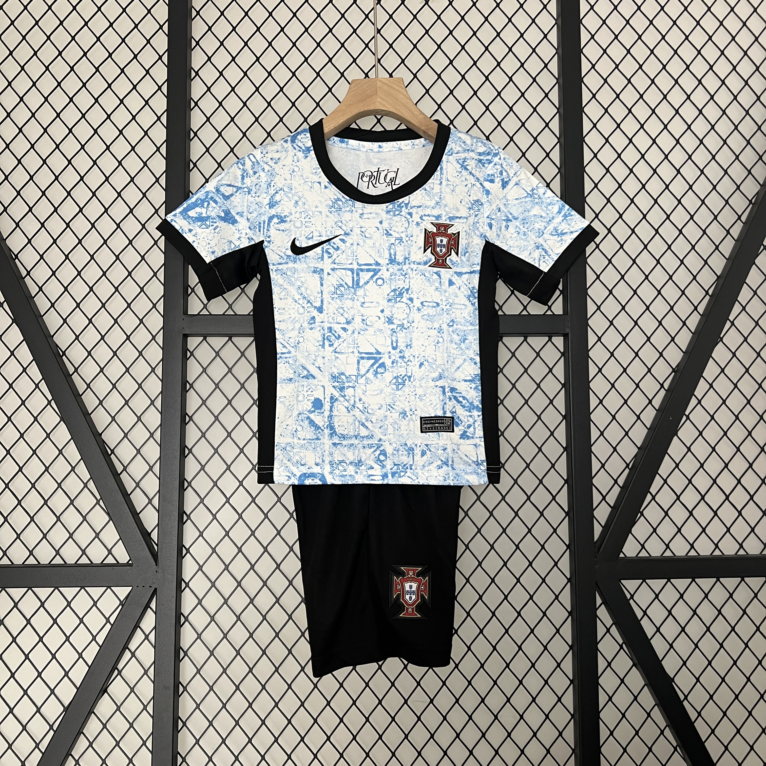 Portugal 2024 Away Stadium Kids Kit - UnitedFutballJersey