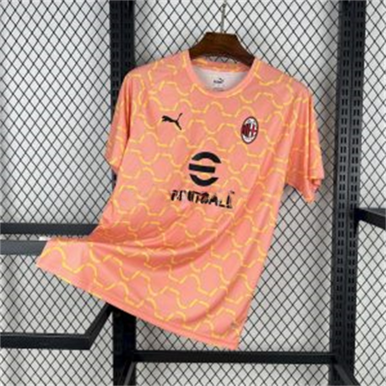 AC Milan 25-26 Orange Training Jersey - Fans Version - UnitedFutballJersey