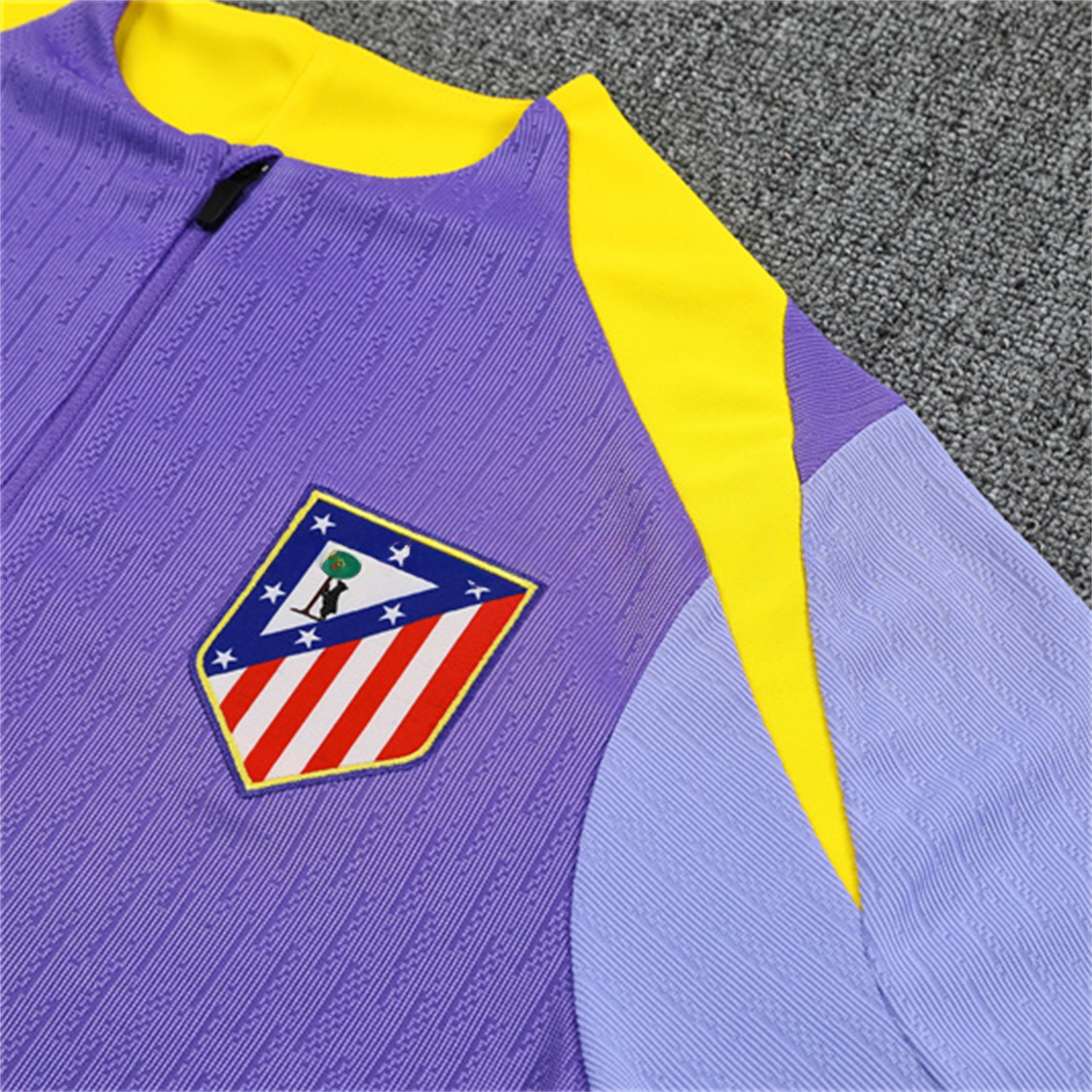 Atletico Madrid 25-26 Long Sleeves Training Set - Purple Top & Purple Pants - UnitedFutballJersey