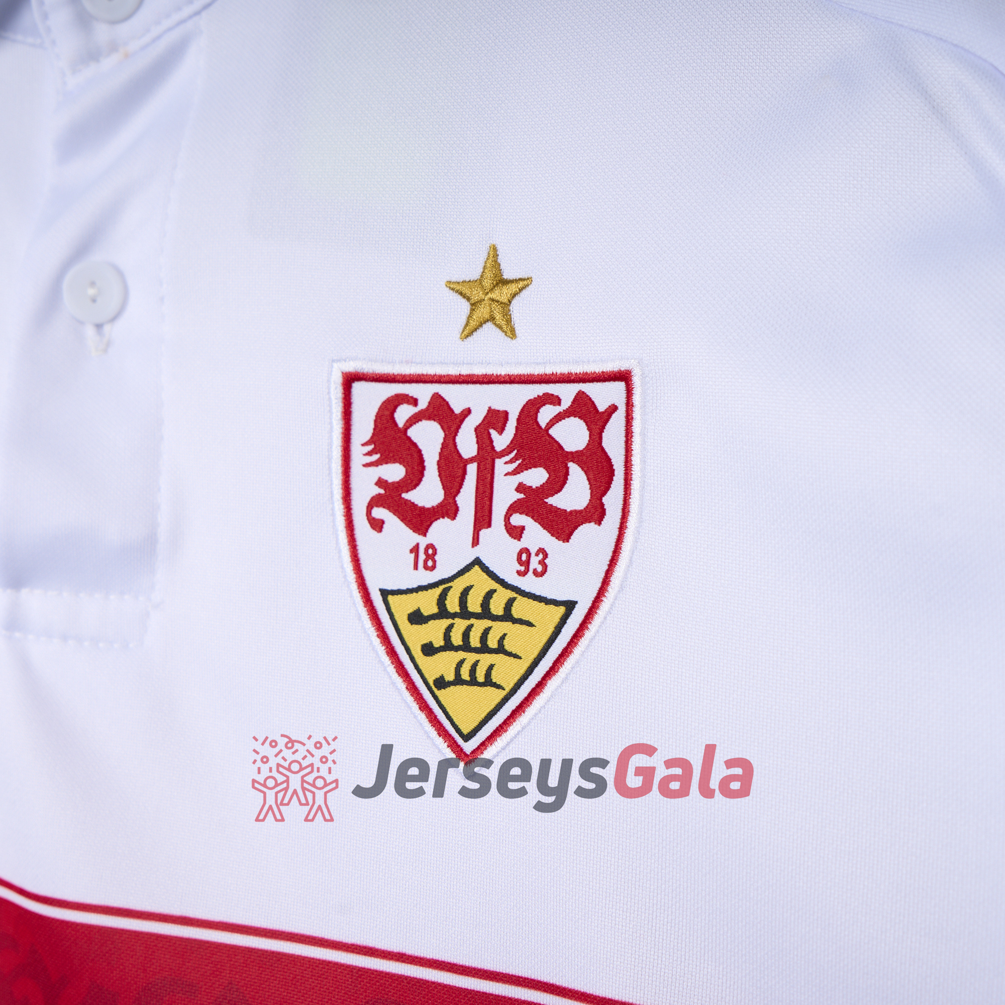 VfB Stuttgart 24-25 European Home Jersey - Fans Version - UnitedFutballJersey