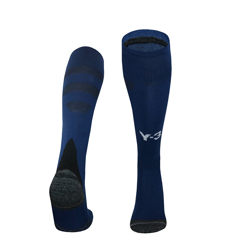 Japan 2024 Y3 Socks - Deep Blue - UnitedFutballJersey