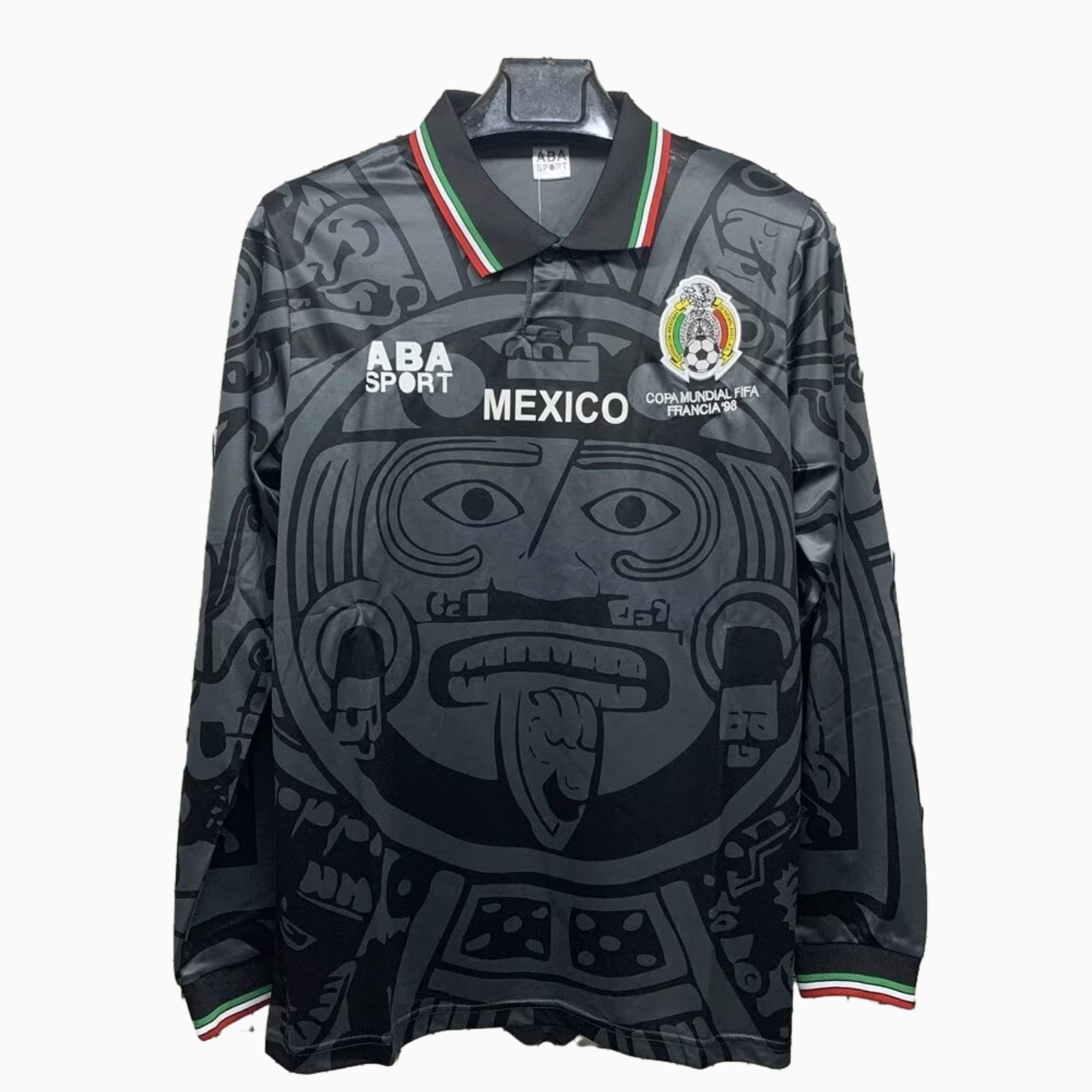 Retro Mexico 1998 Third Long Sleeves Jersey - UnitedFutballJersey