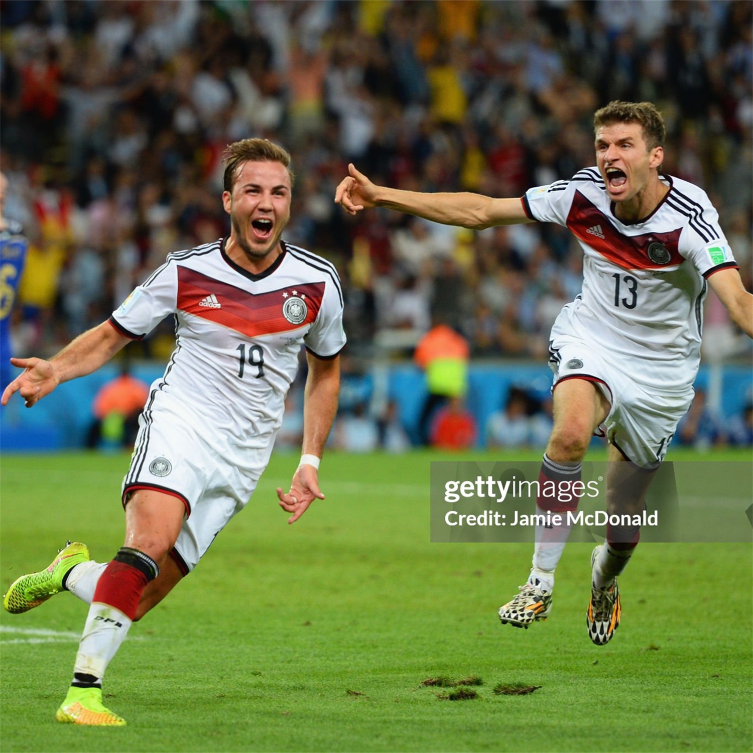 Retro Germany 2014 Home Long Sleeves Jersey - Player Version - UnitedFutballJersey