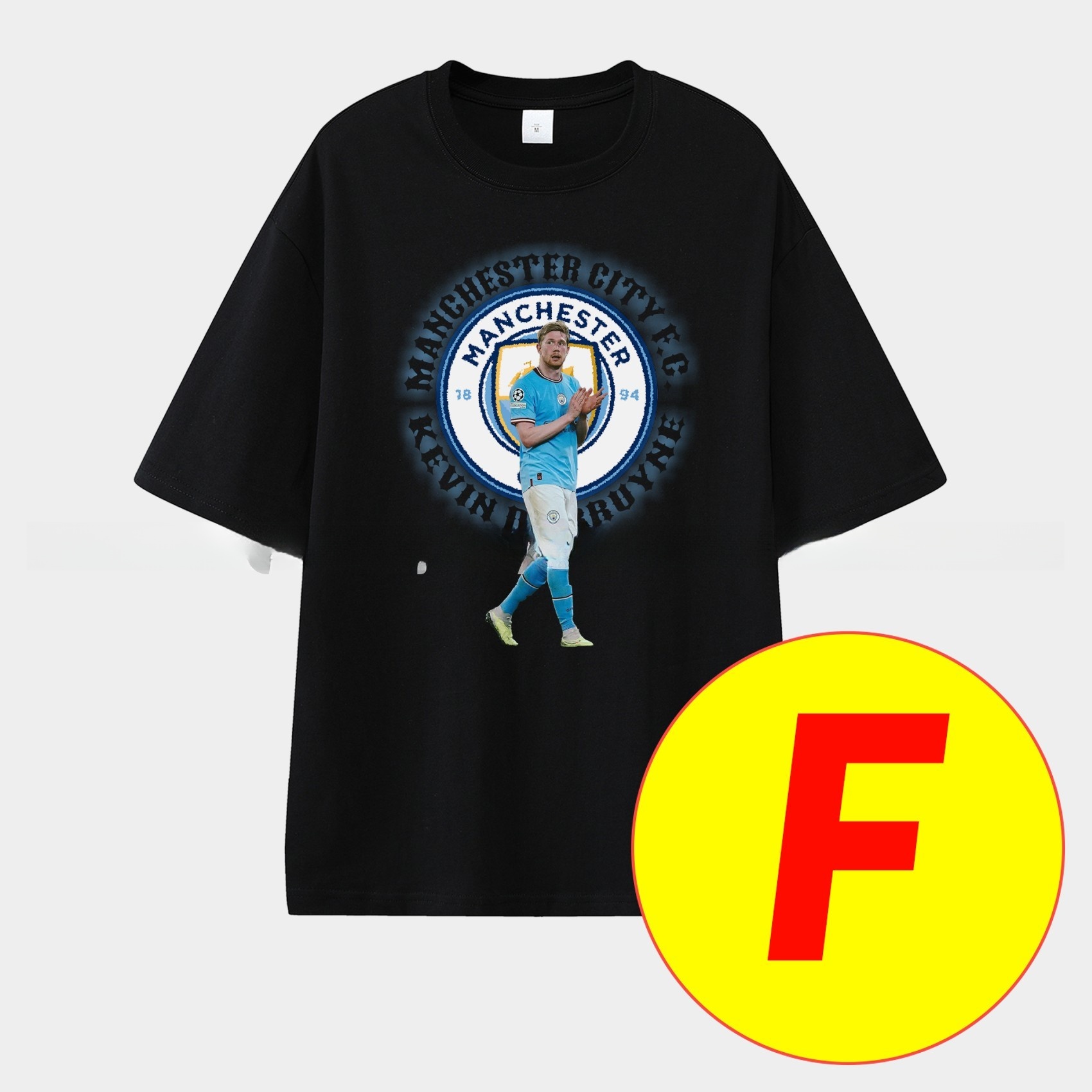 Manchester City Kevin De Bruyne Career Memory Fragments Unisex Pure Cotton T-shirt - UnitedFutballJersey