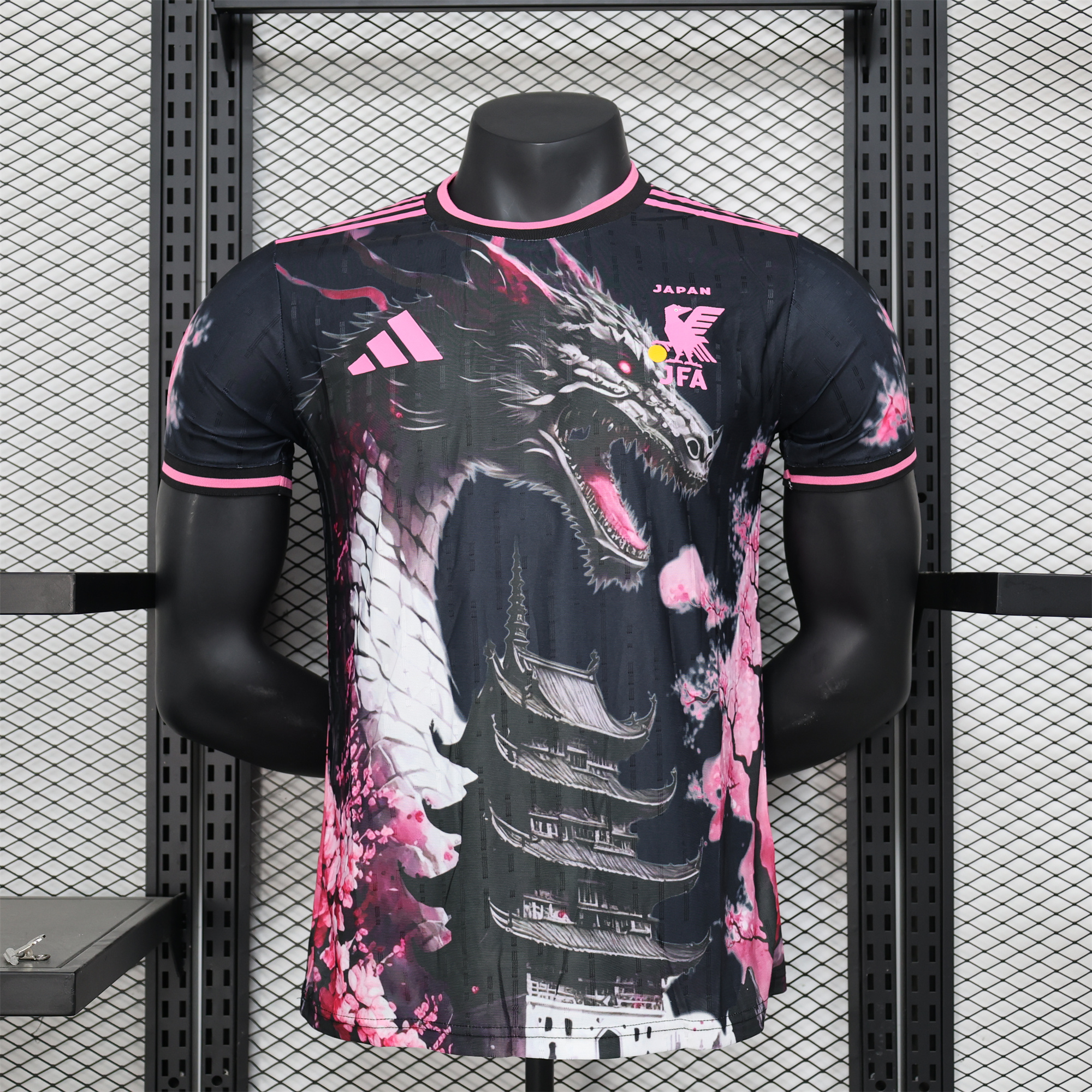 Japan 2024 Black Kyoto and Dragon Special Edition Jersey - Player Version - UnitedFutballJersey