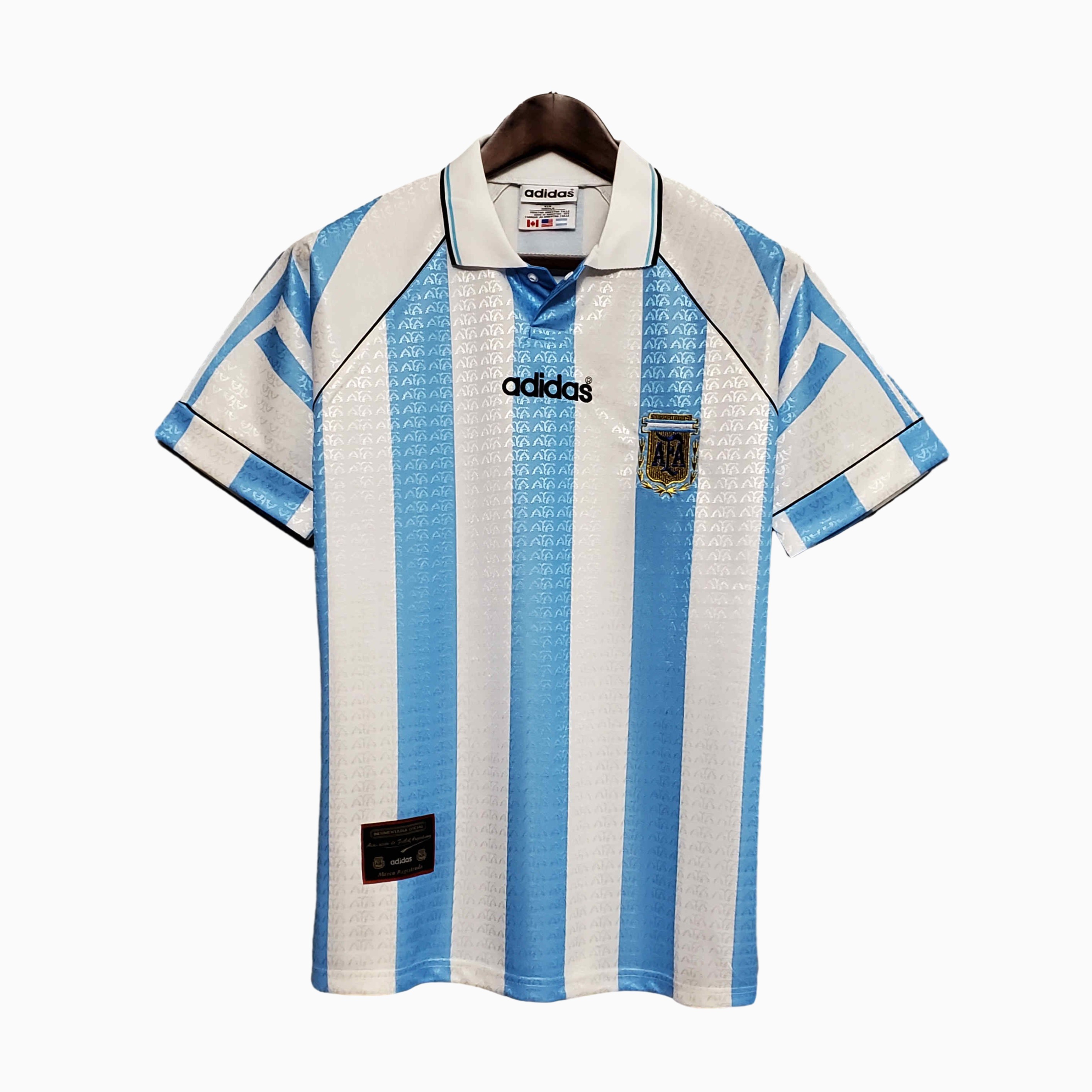 Retro Argentina 1997 Home Stadium Jersey - UnitedFutballJersey