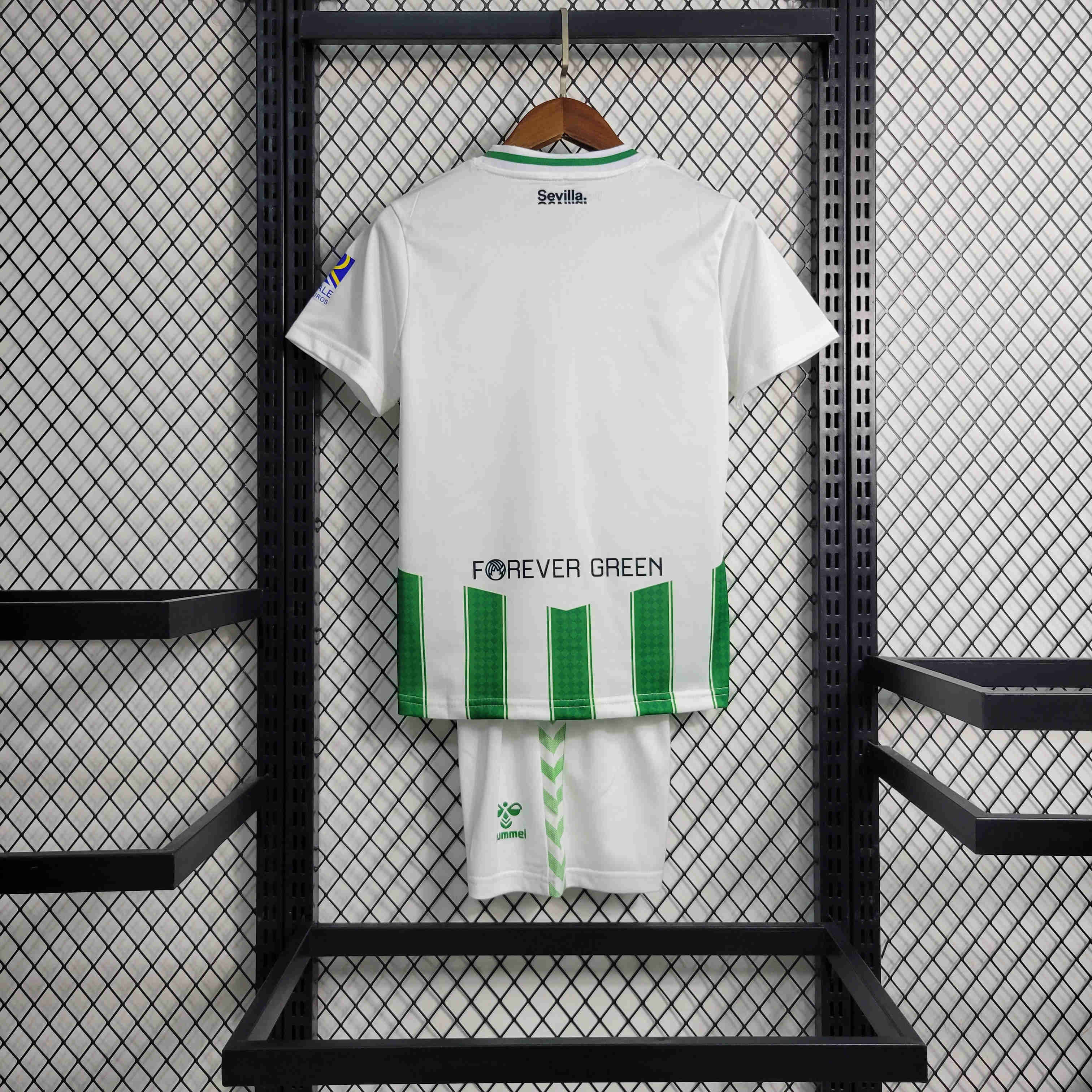 Real Betis 23-24 Home Kids Kit - UnitedFutballJersey