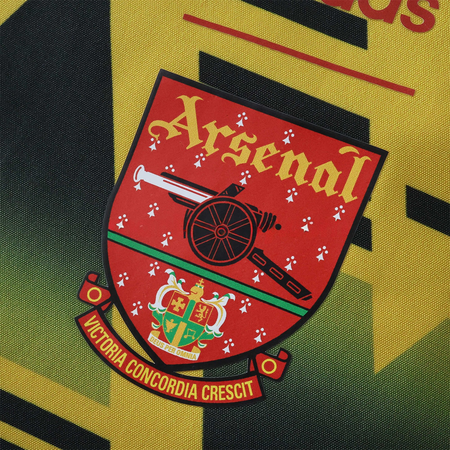 Retro Arsenal 1991-93 Away Double Sided Reversible Windbreaker - Yellow & Grey - UnitedFutballJersey