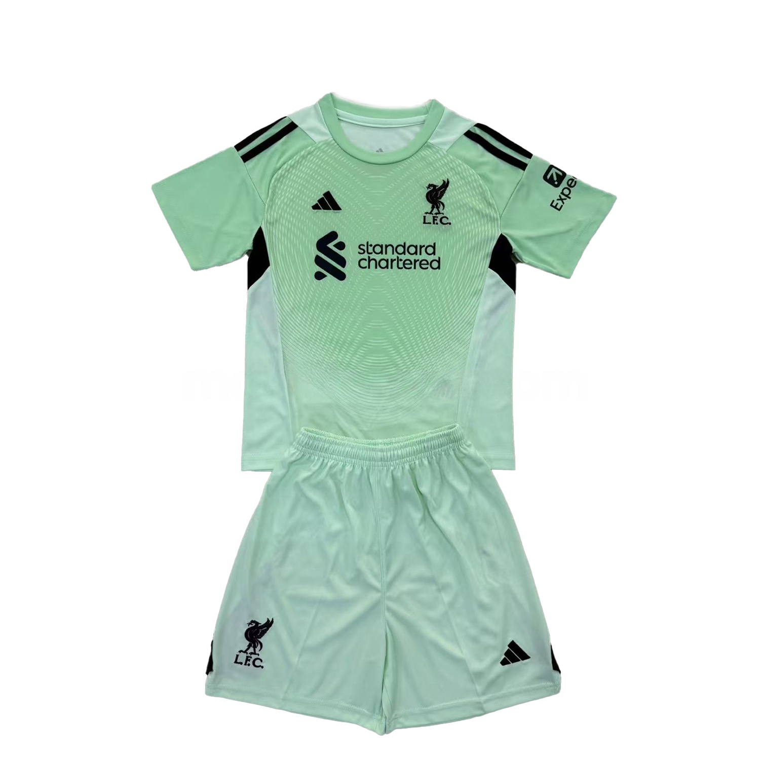 Liver.pool 25-26 Green Goalkeeper Kids Kit - UnitedFutballJersey