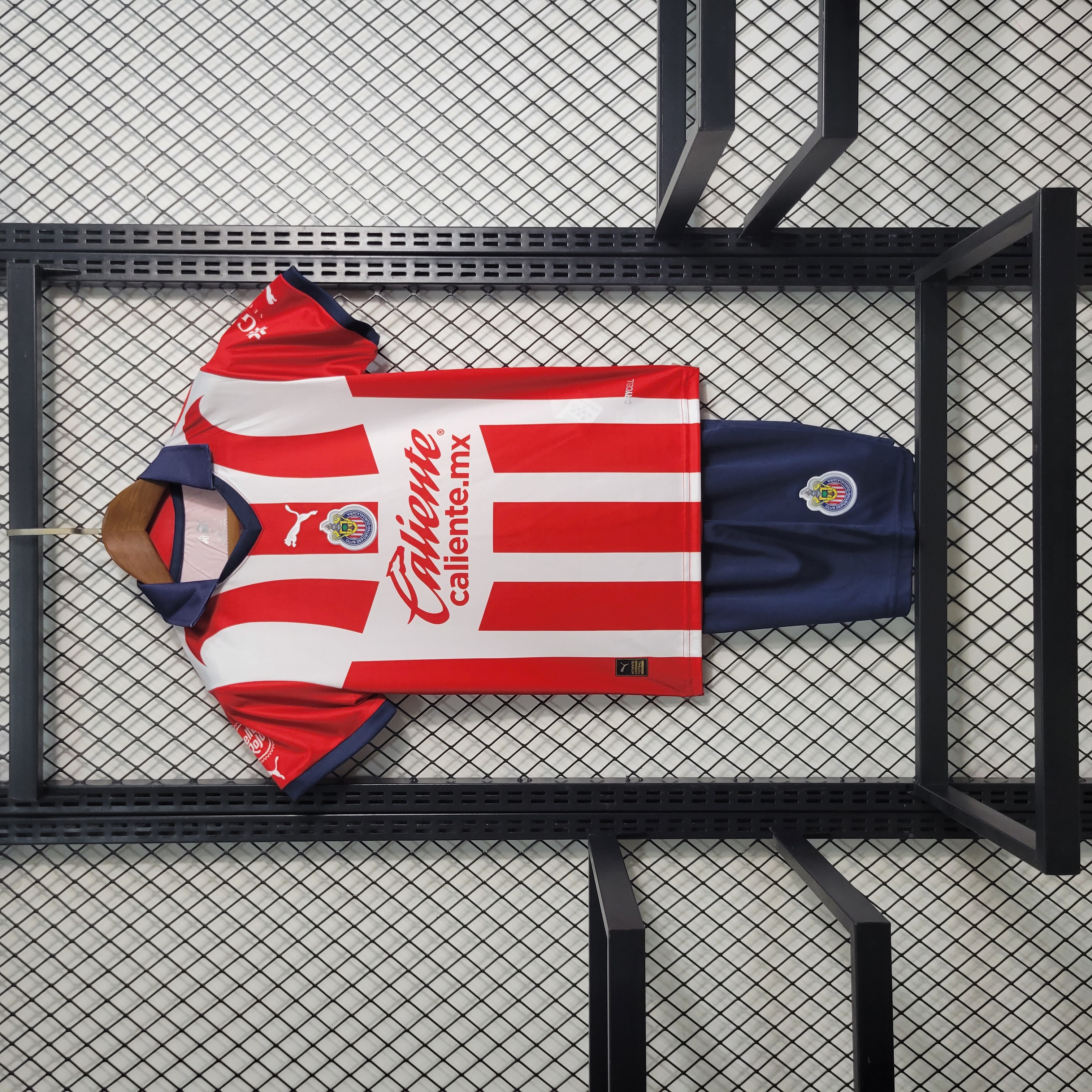 Chivas de Guadalajara 23-24 Home Stadium Kids Kit - UnitedFutballJersey